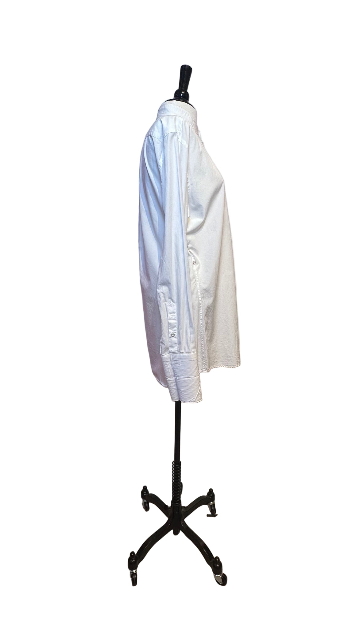 A Shirt Story - White Crystal Button Up - L