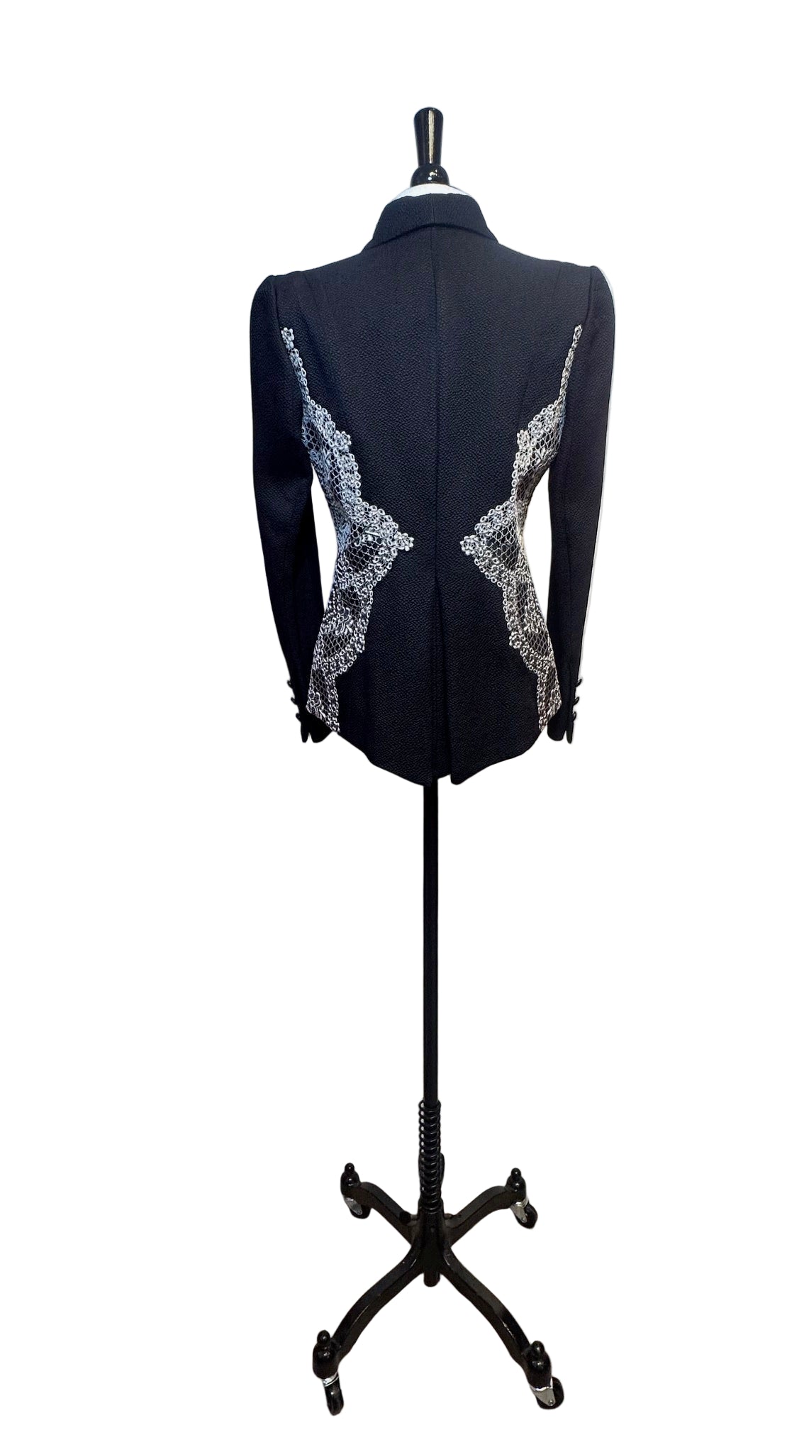 Chagoury Couture - B&W Lace Blazer - M