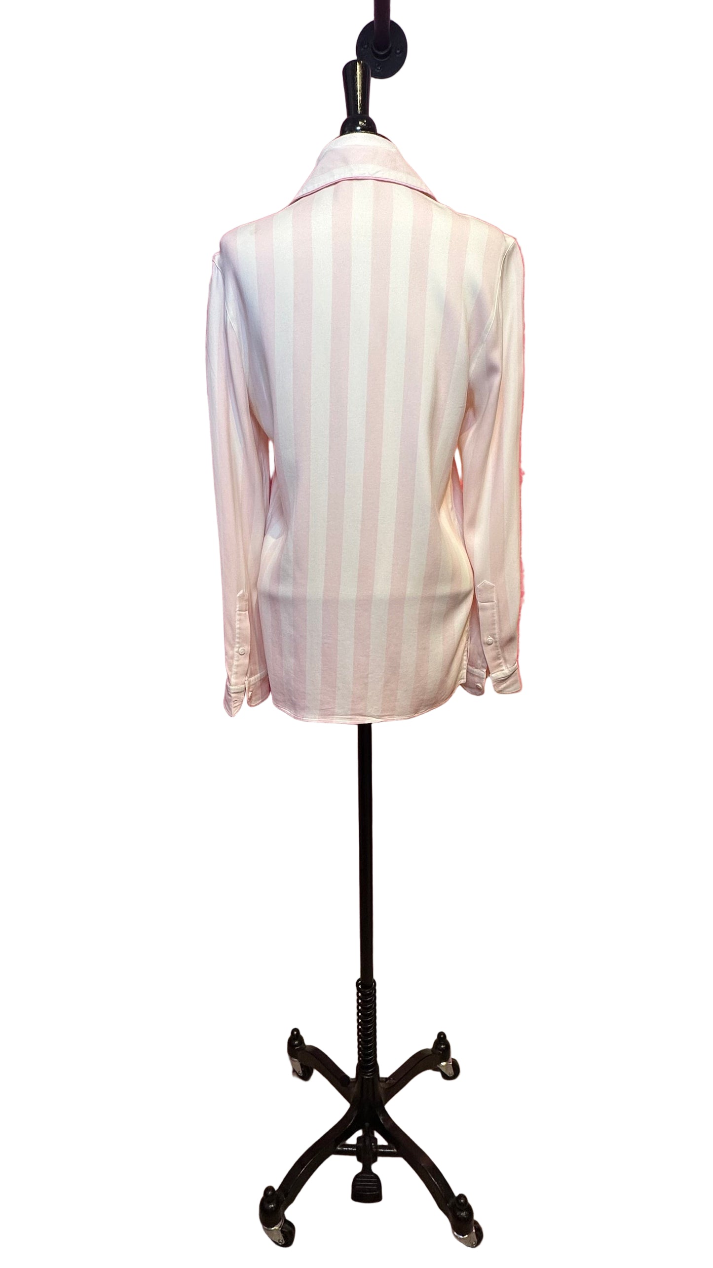 DOLCE & GABBANA - Pink Stripe Pajama Top - Small