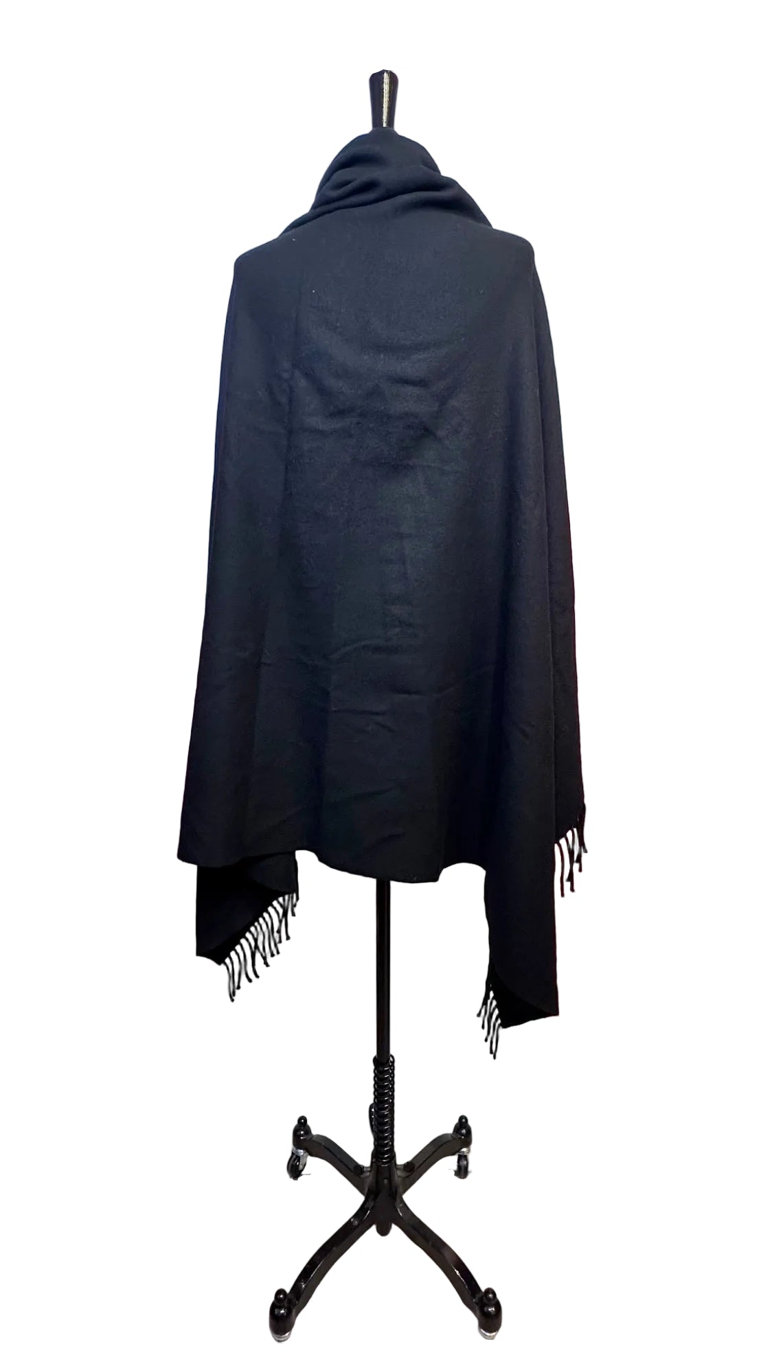 Yves Saint Laurent - Black Wool Shawl