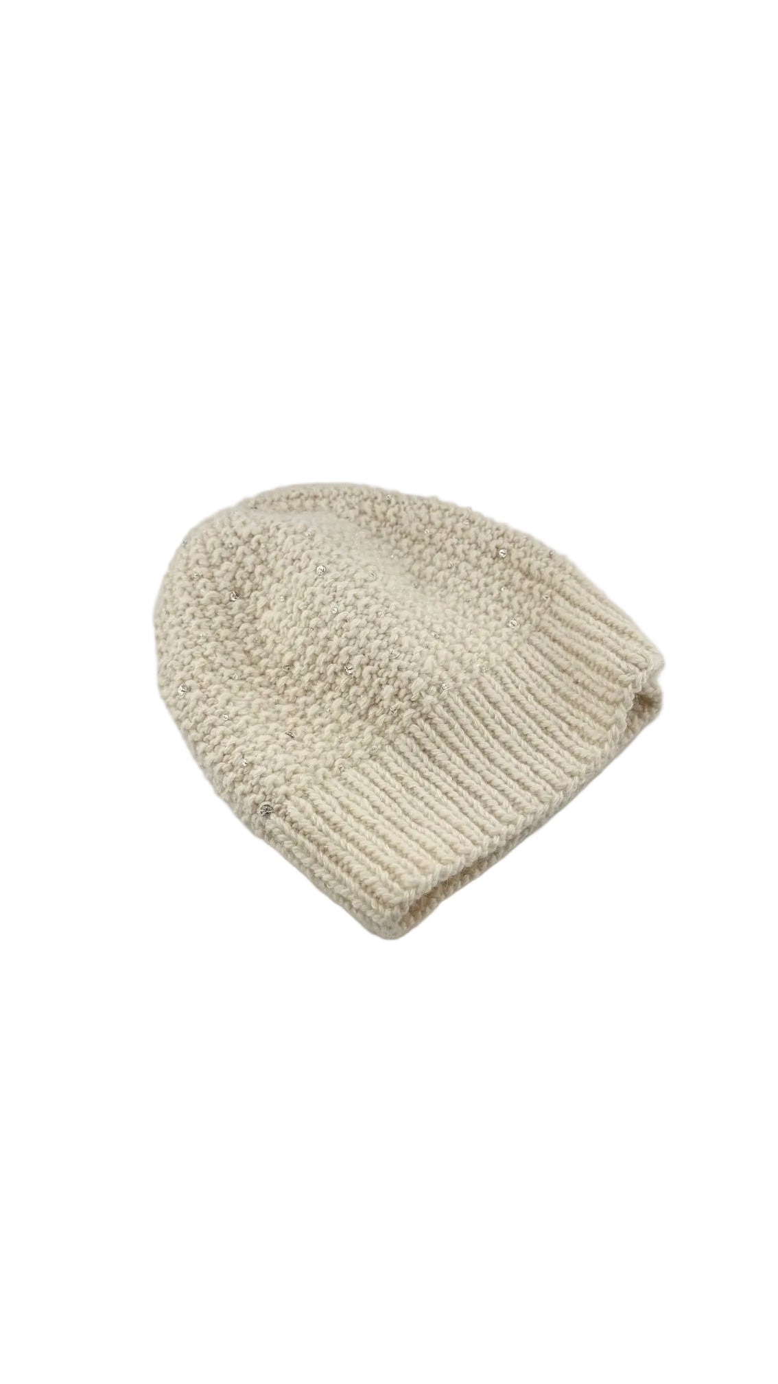 Jennifer Behr - Cream Sequin Beanie