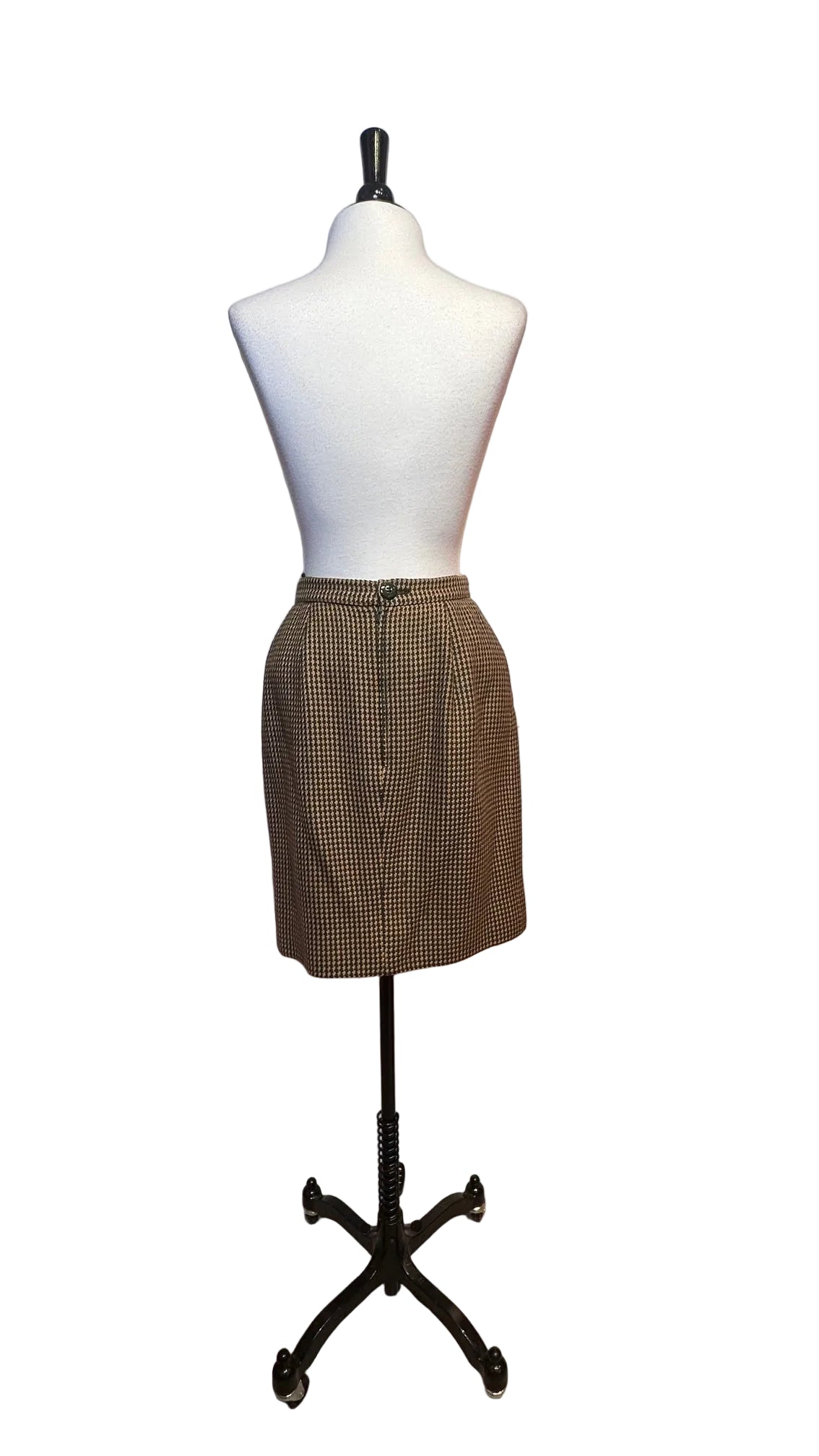 Valentino Boutique - Green Wool Skirt - 8