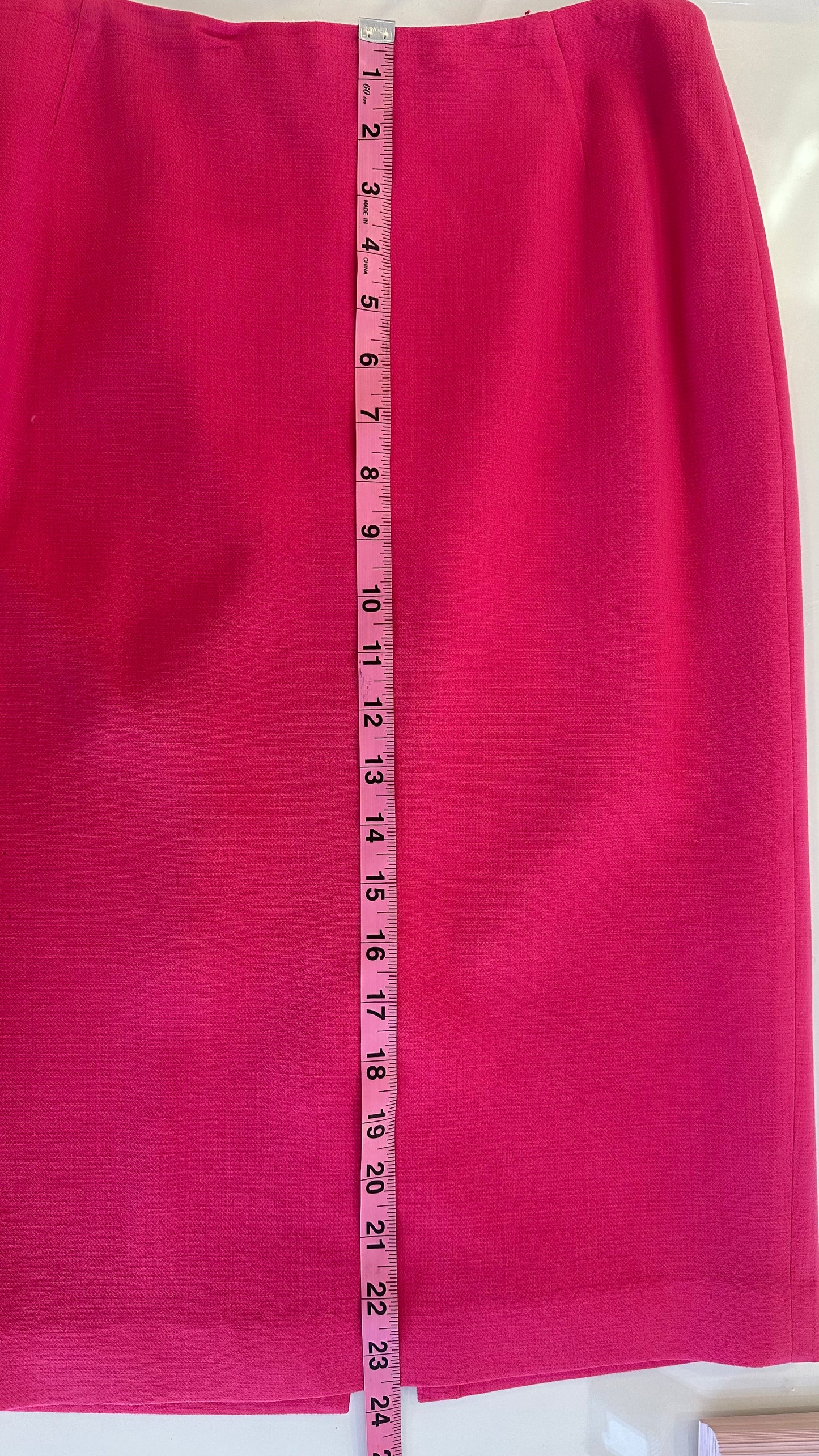 Lafayette 148 - Hot Pink Pencil Skirt - 0