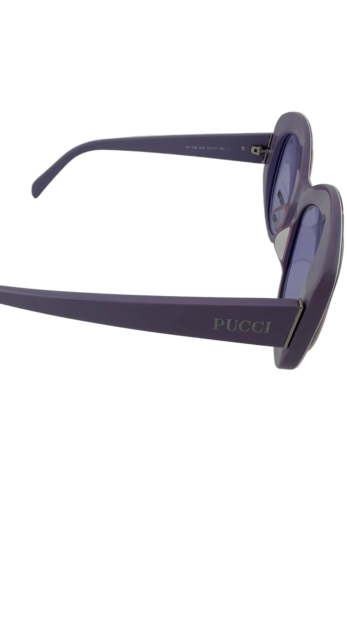 PUCCI - White Purple Signature Kaleidoscope Print Sunglasses - EP0136