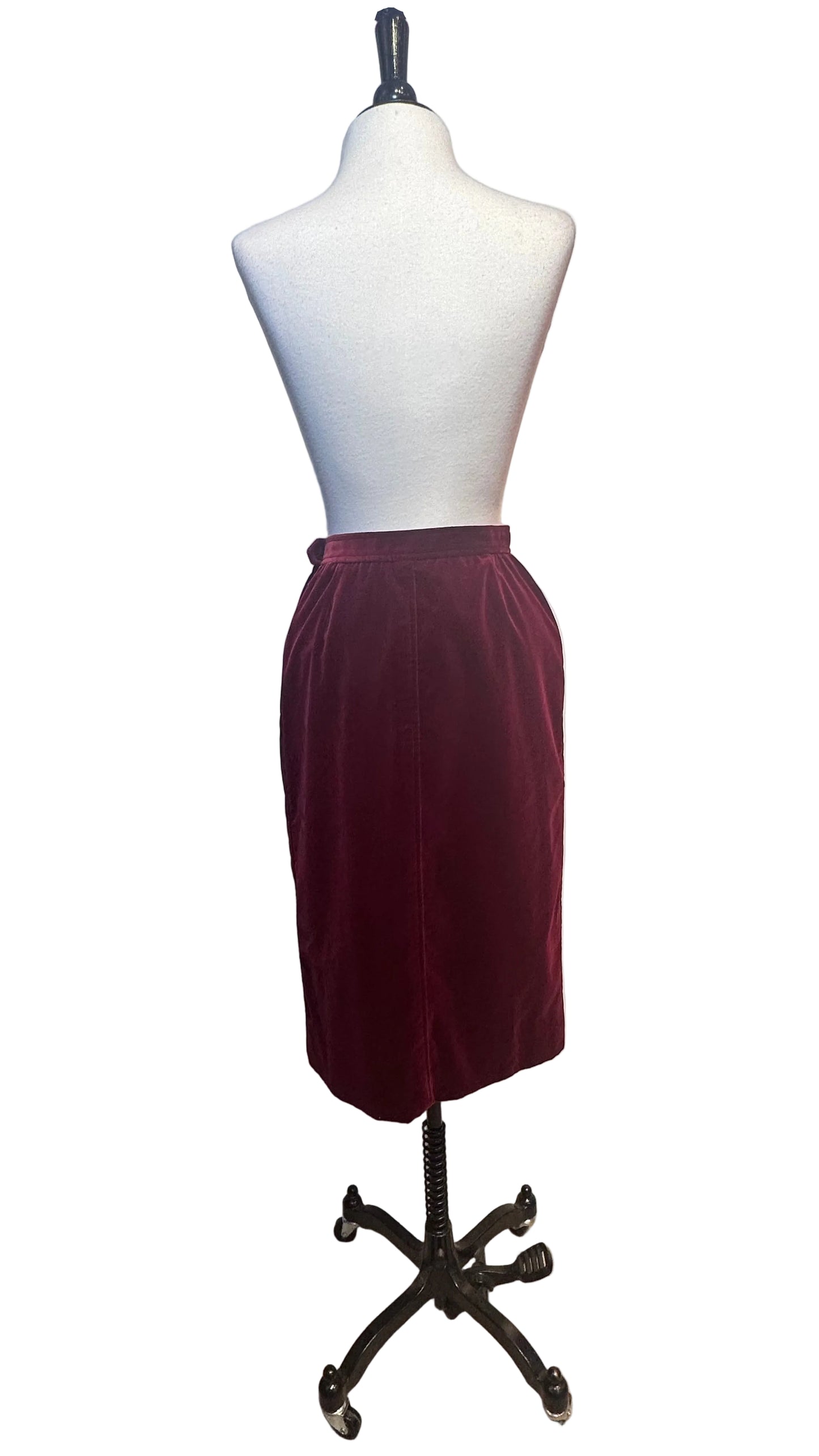 Yves Saint Laurent - Rive Gauche Burgundy Skirt - 38
