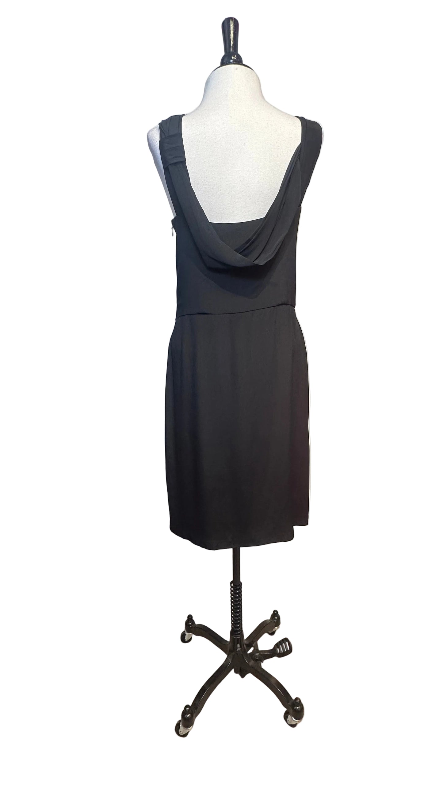 Gucci - Black Asymmetrical Cowl Dress - 44