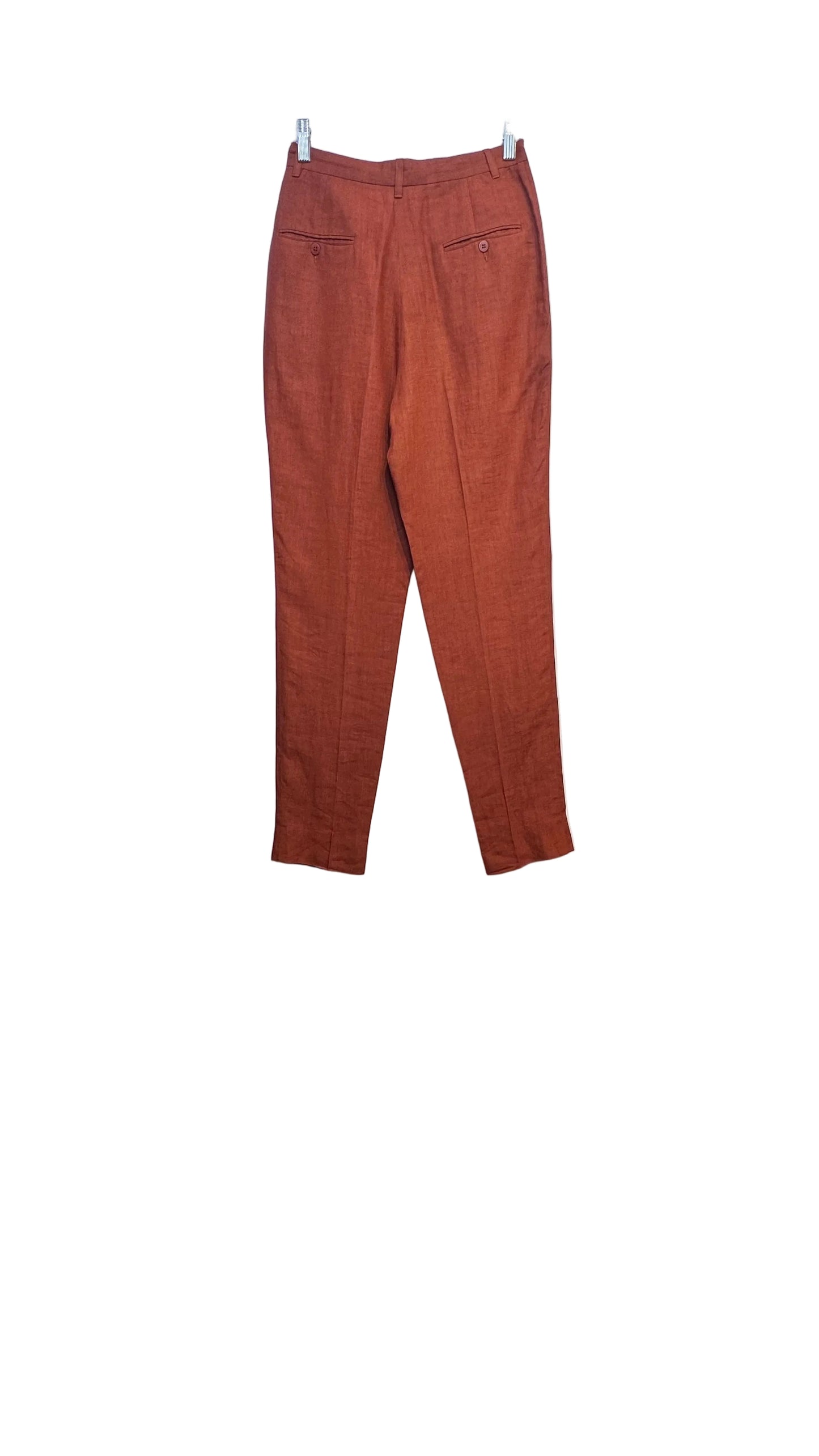Romeo Gigli - Vintage Rust Linen Trousers - 40