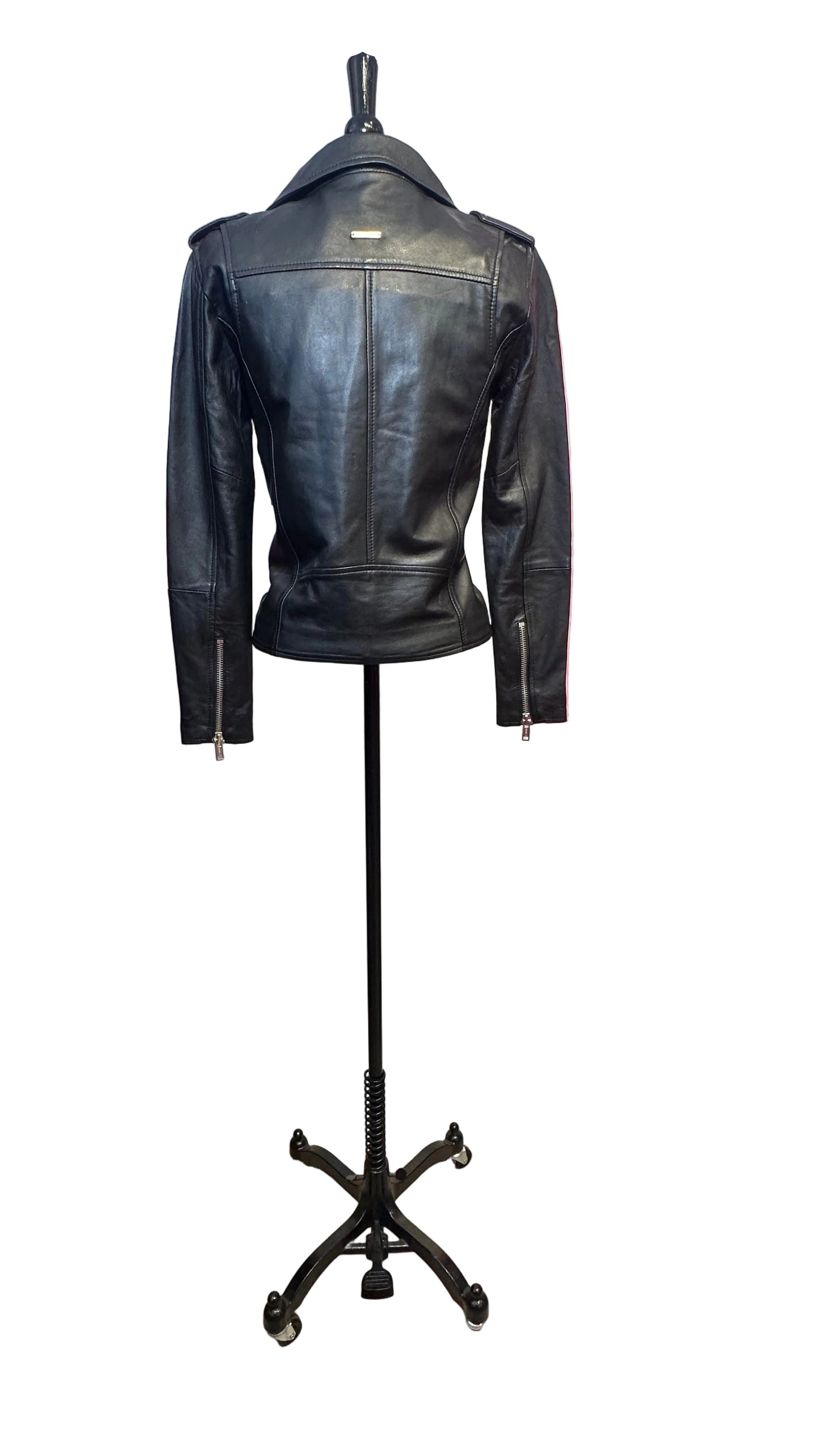 Deadwood - River OG Black Leather Motorcycle Jacket - 2