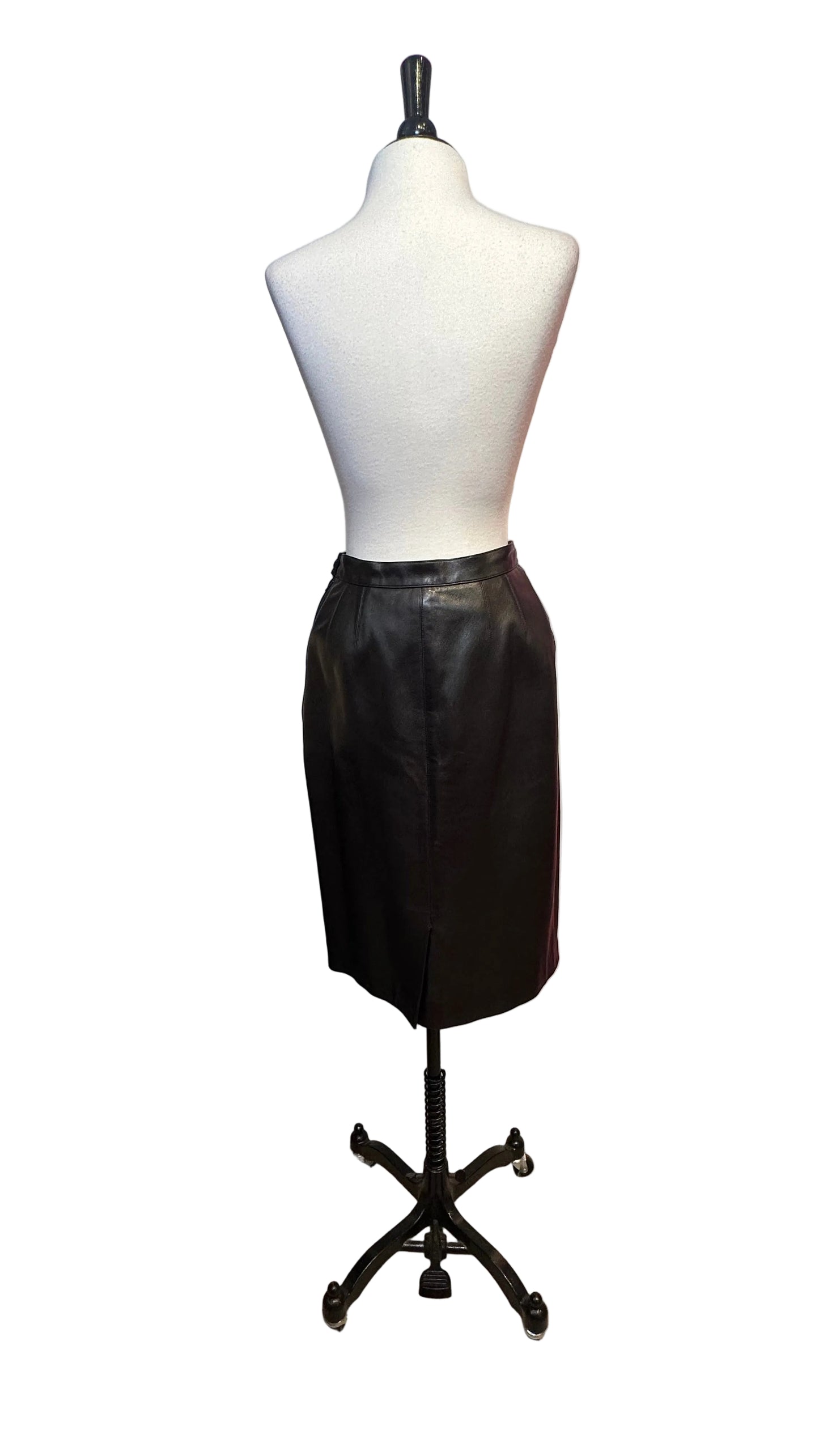 Yves Saint Laurent - Rive Gauche Vintage Leather Pencil Skirt - 38