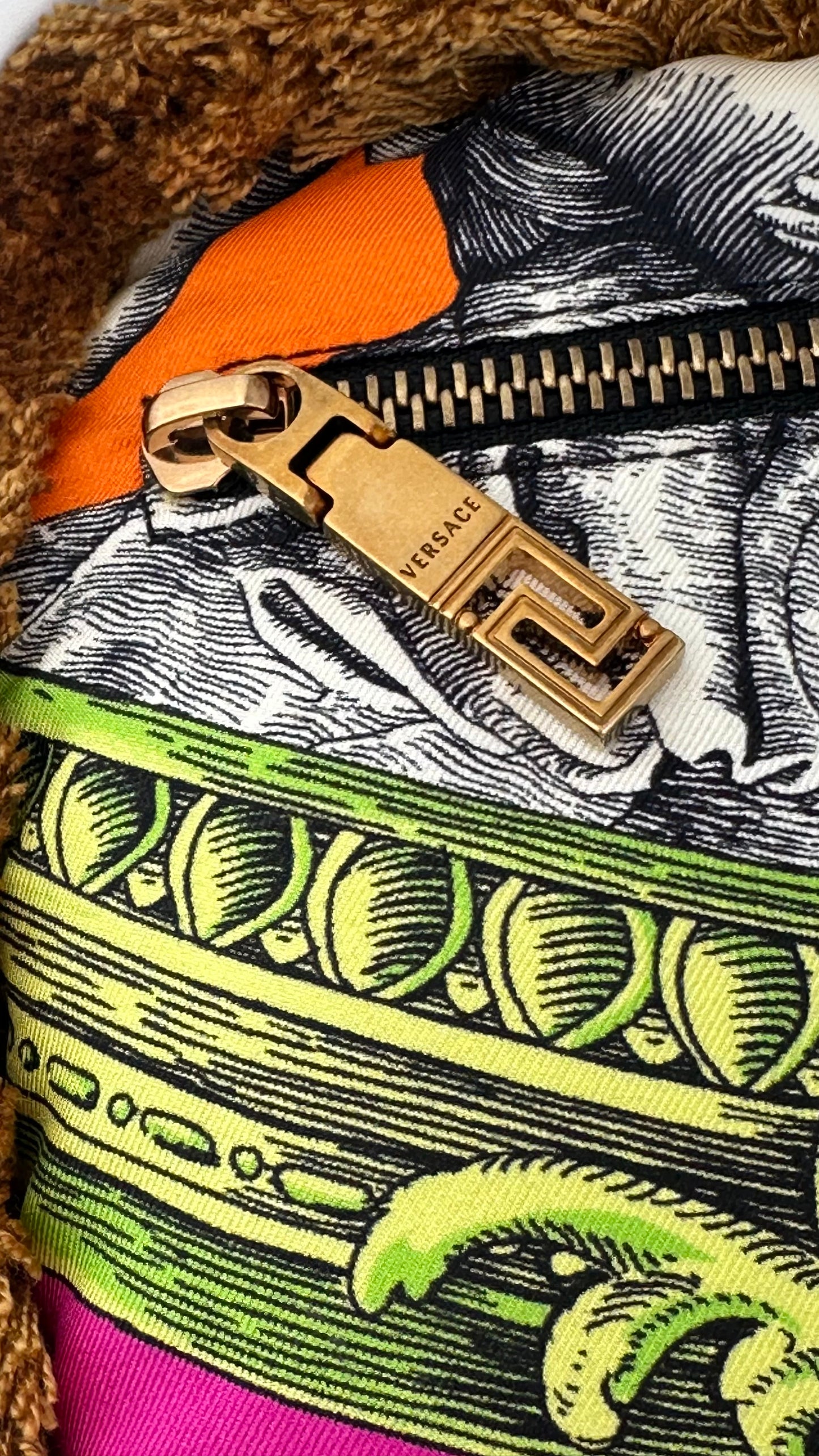 VERSACE - Pillow Talk Silk Tangerine Bag