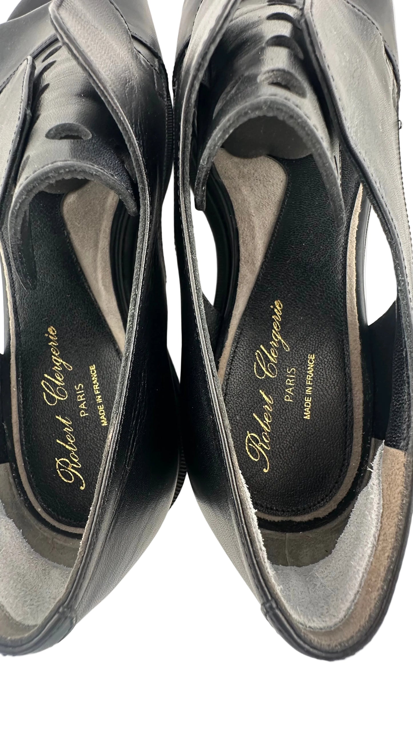 Robert Clergerie - Black Leather Hybrid Loafer Sandals - 41