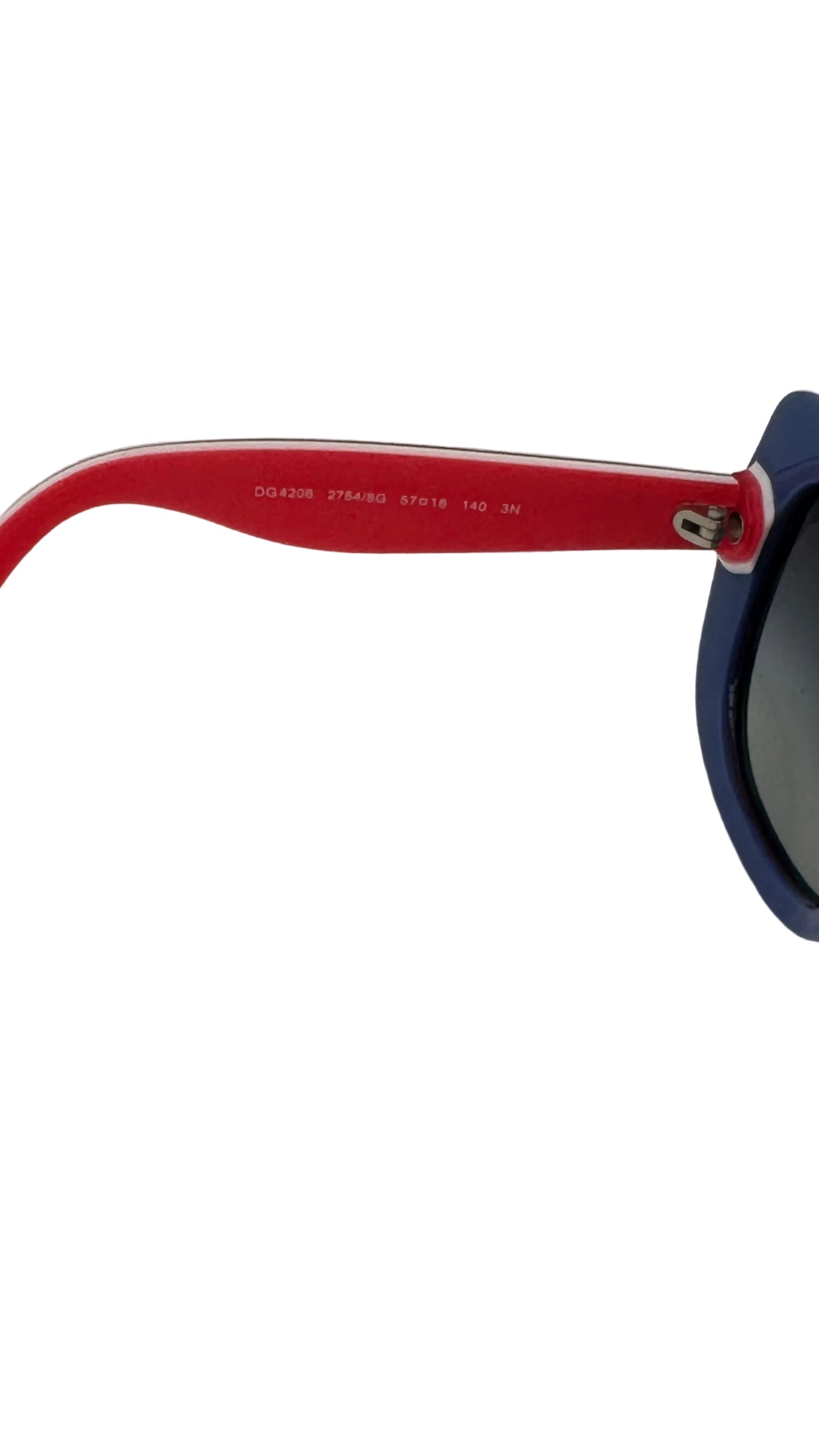 DOLCE & GABBANA - Black Oversized Cat Eye Sunglasses - DG4206