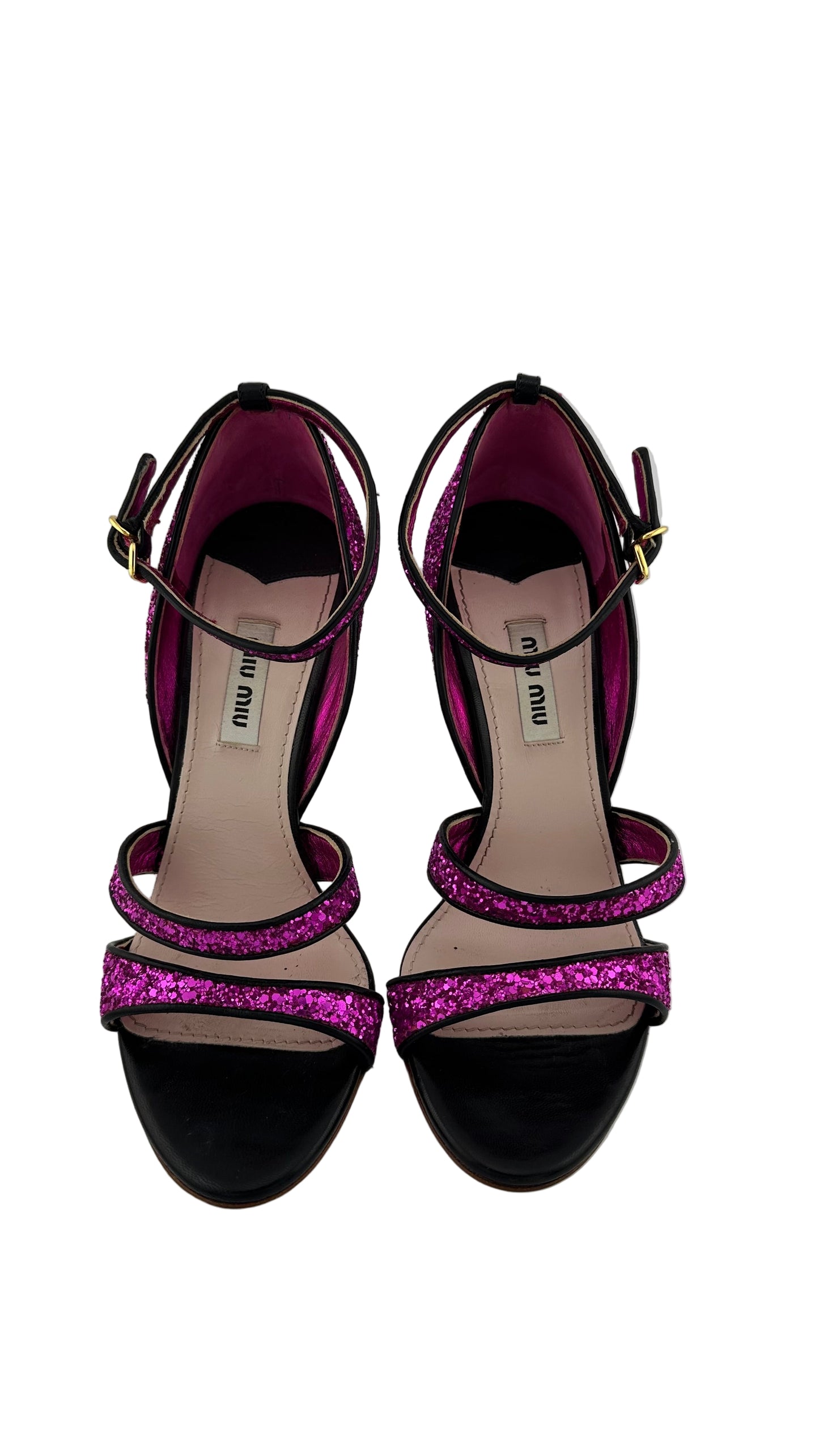 Miu Miu - Glitter Heel - 36.5