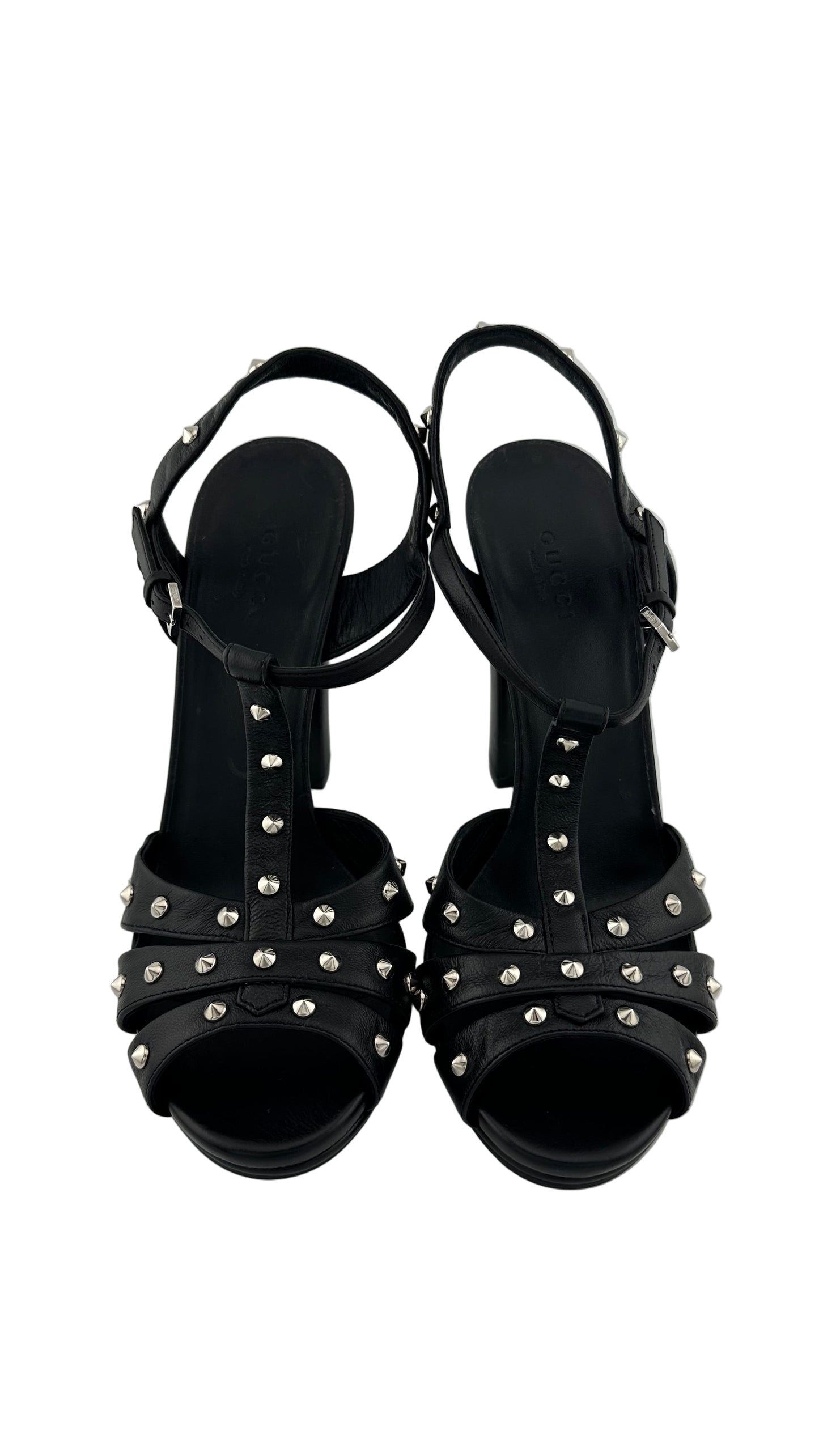 Gucci - Leather Heel - 38.5