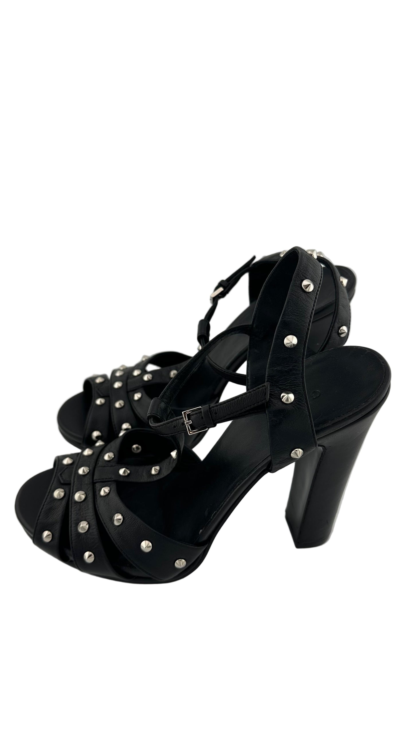 Gucci - Leather Heel - 38.5