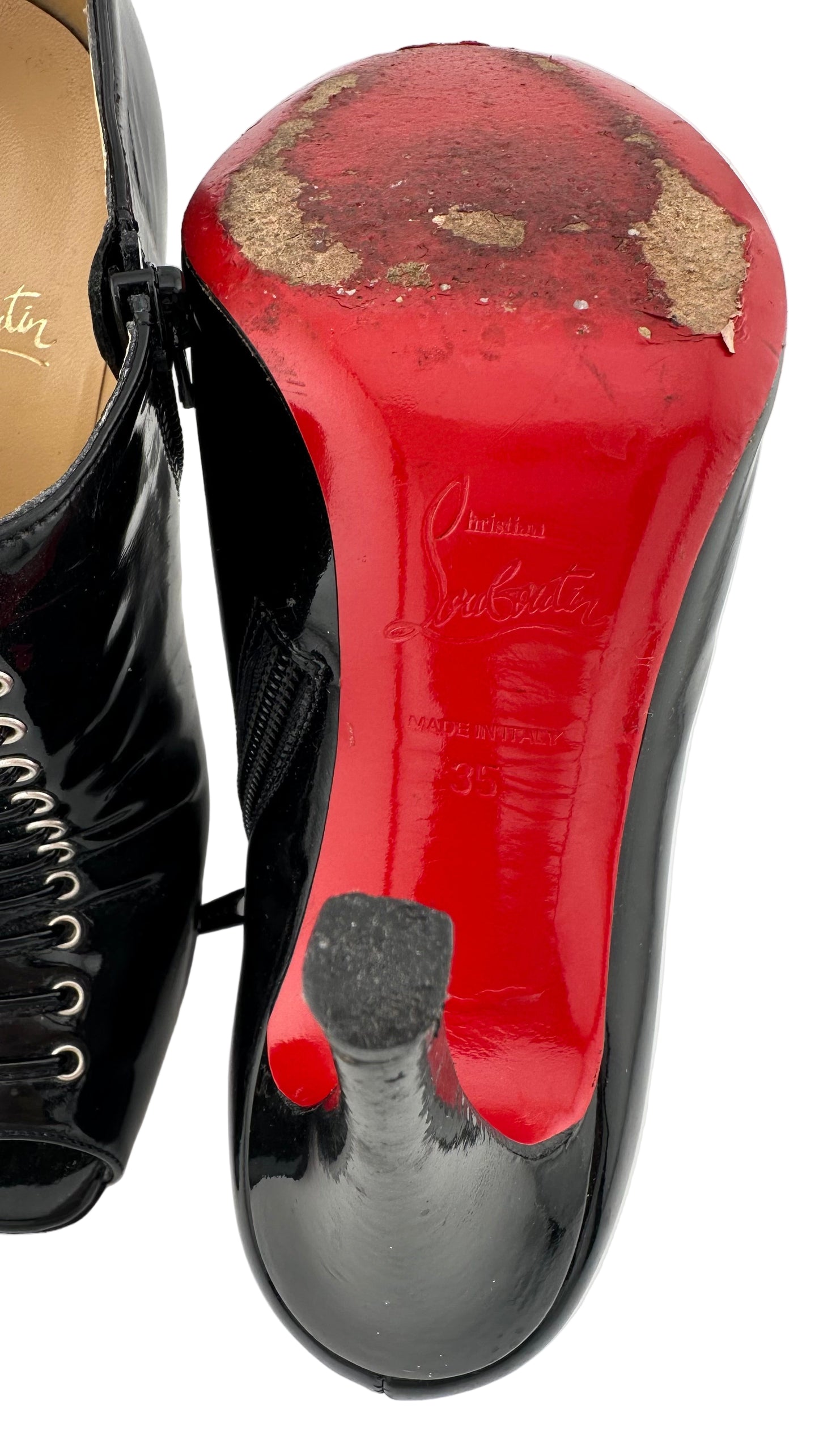Christian Louboutin - Patent Heel - 35