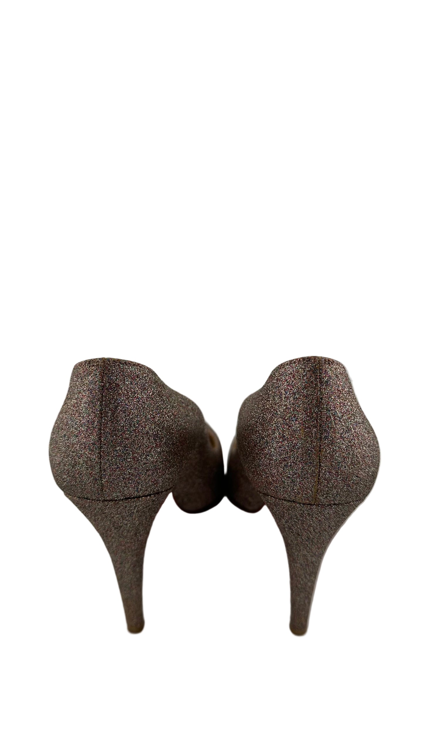 Christian Louboutin - Gold Rainbow Glitter Heels - 36