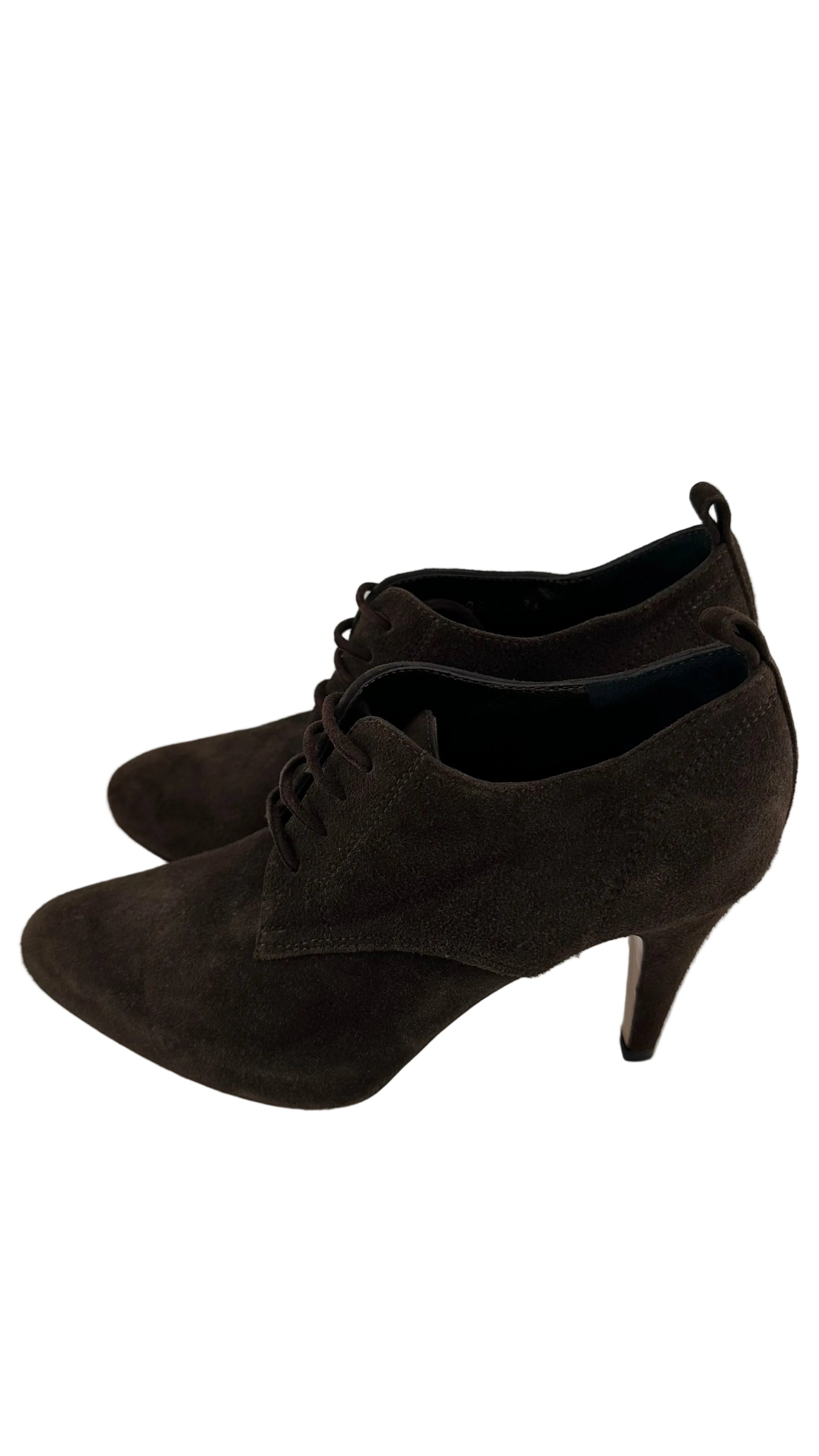 Gianvito Rossi - Brown Oxford Stiletto Bootie - 36.5
