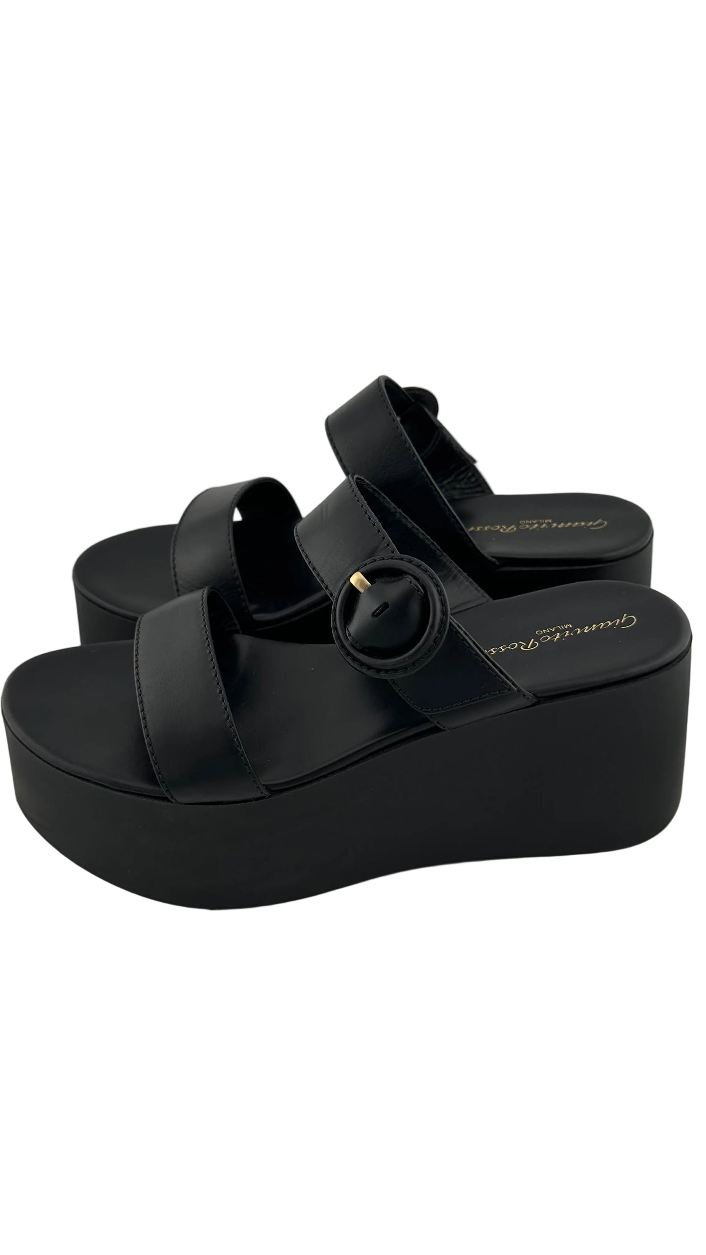 Gianvito Rossi - Black Chunky Sandal - 39.5