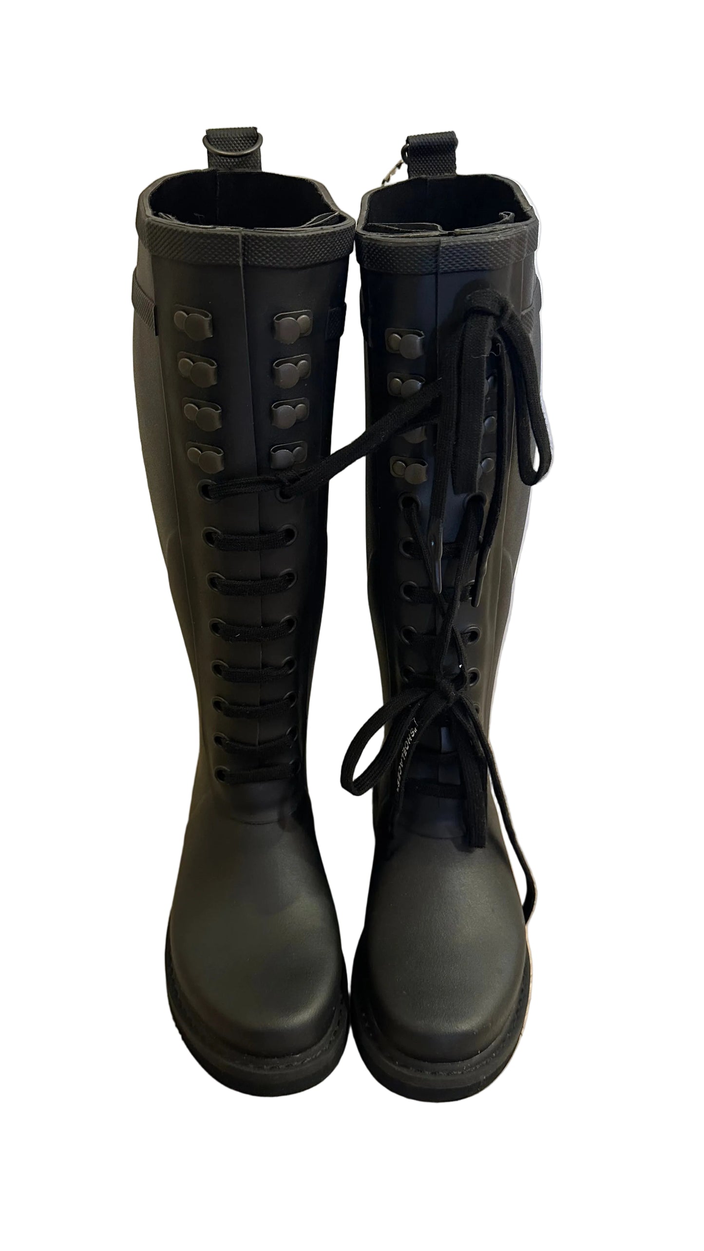 Off White - Black Riding Wellies - 7
