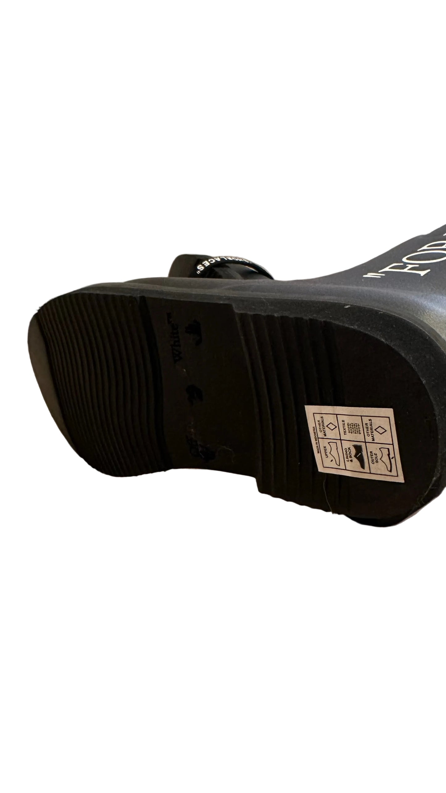 Off White - Black Riding Wellies - 7