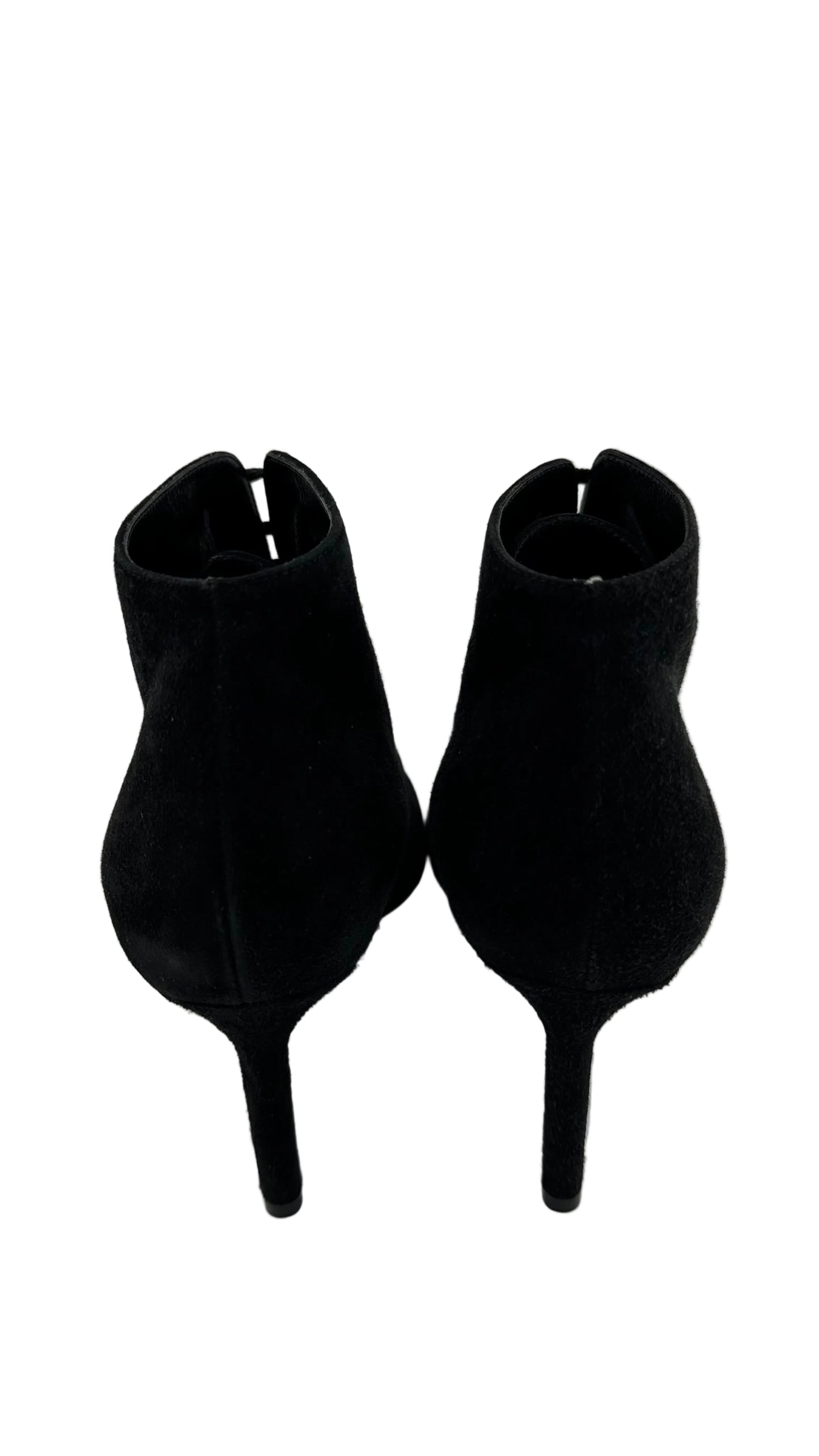 Saint Laurent - Black Suede Lace up Bootie - 6