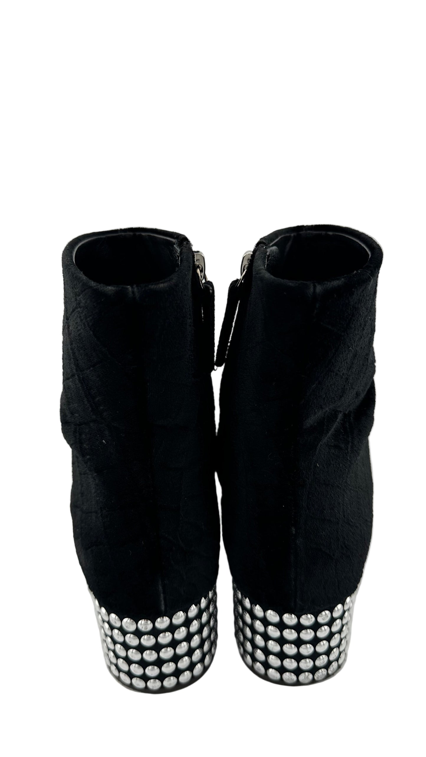 Guissepie Zanotti - Black Velvet Bootie - 7