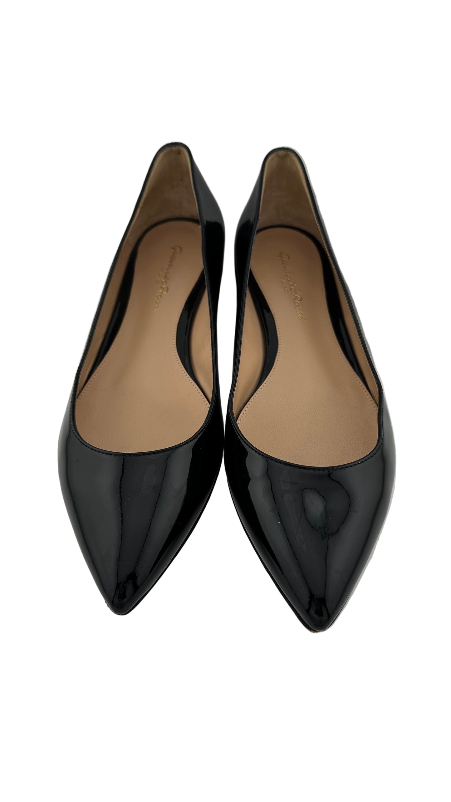 Gianvito Rossi - Black Patent Flats - 37