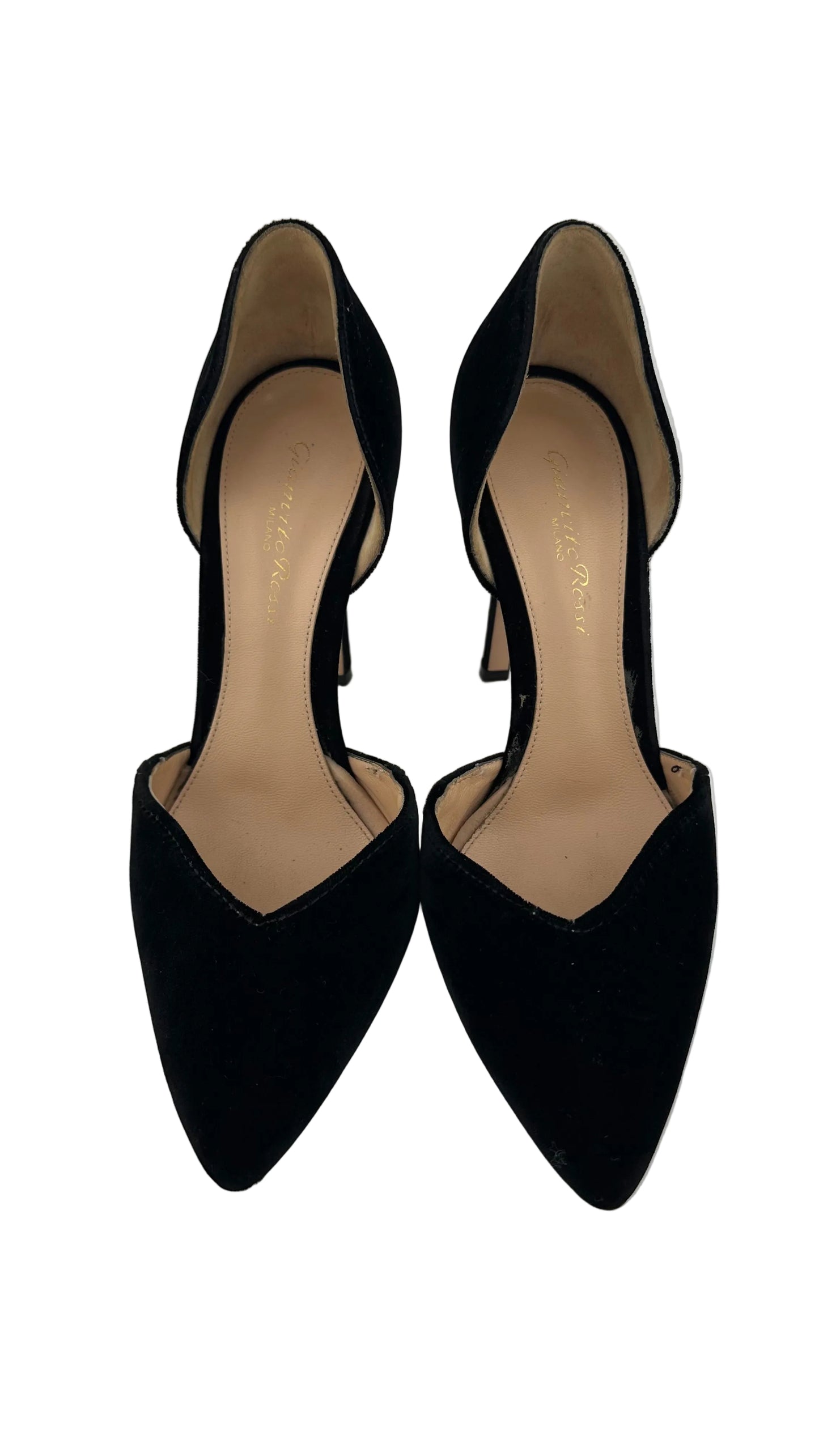 Gianvito Rossi - Black Velvet Heel - 37