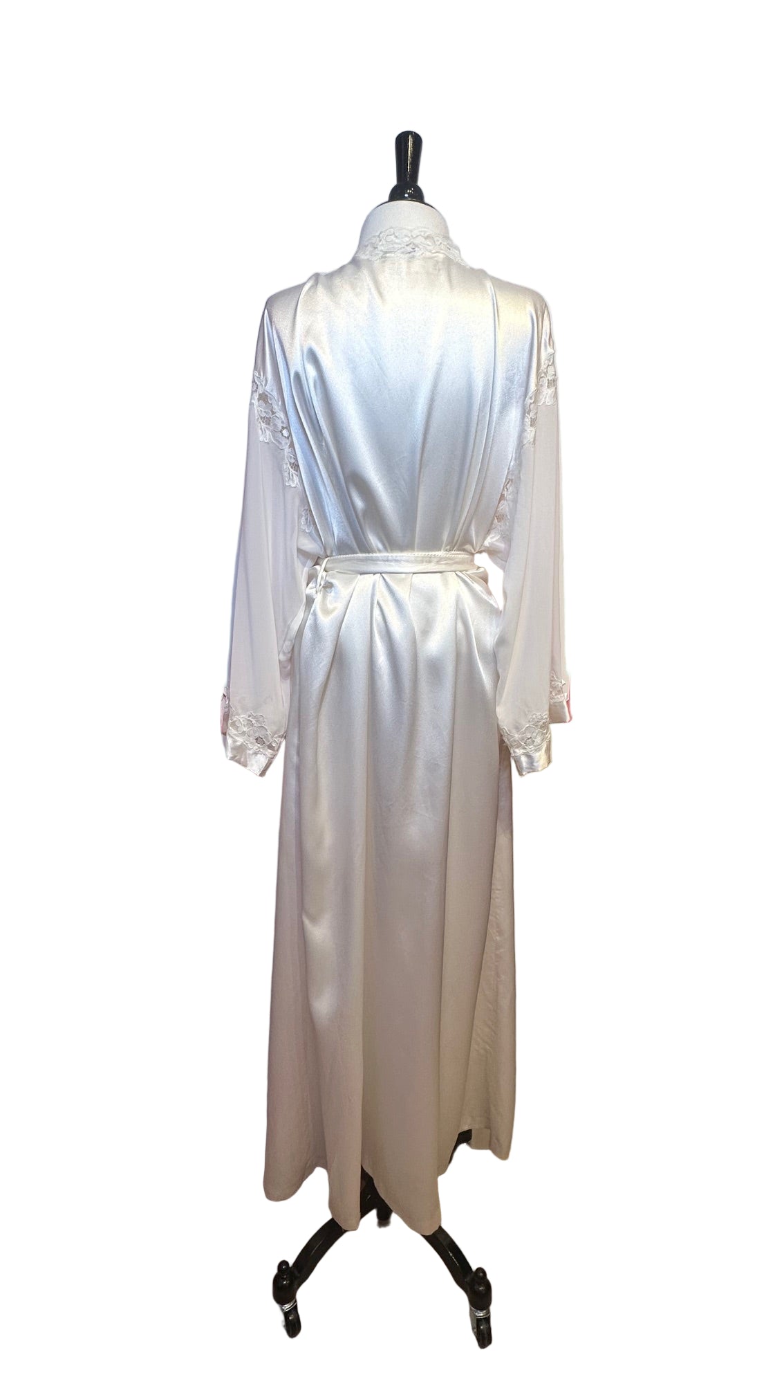 Christian Dior - White Lace Silk Robe - Large