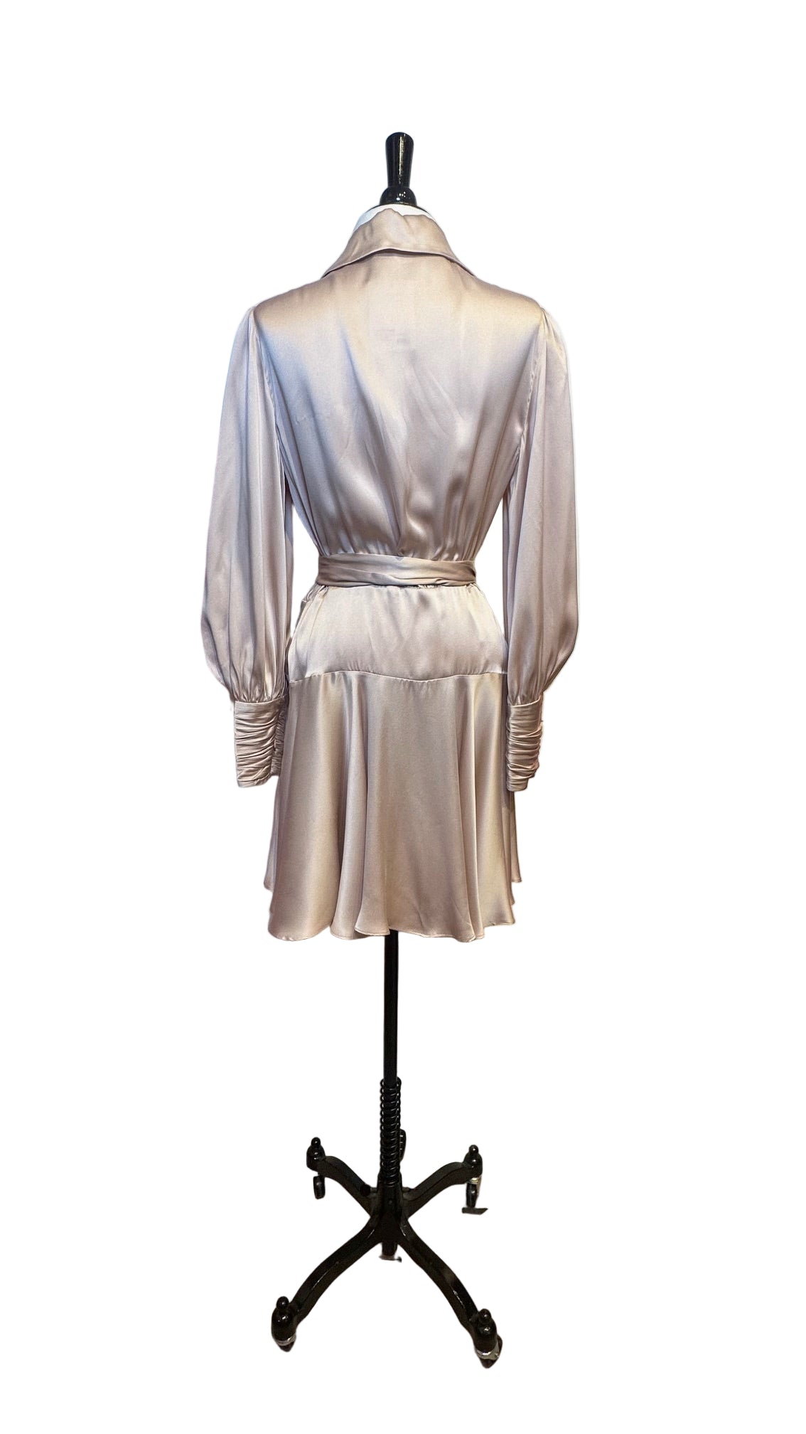 Zimmerman - Pink Silk Wrap Dress - 1
