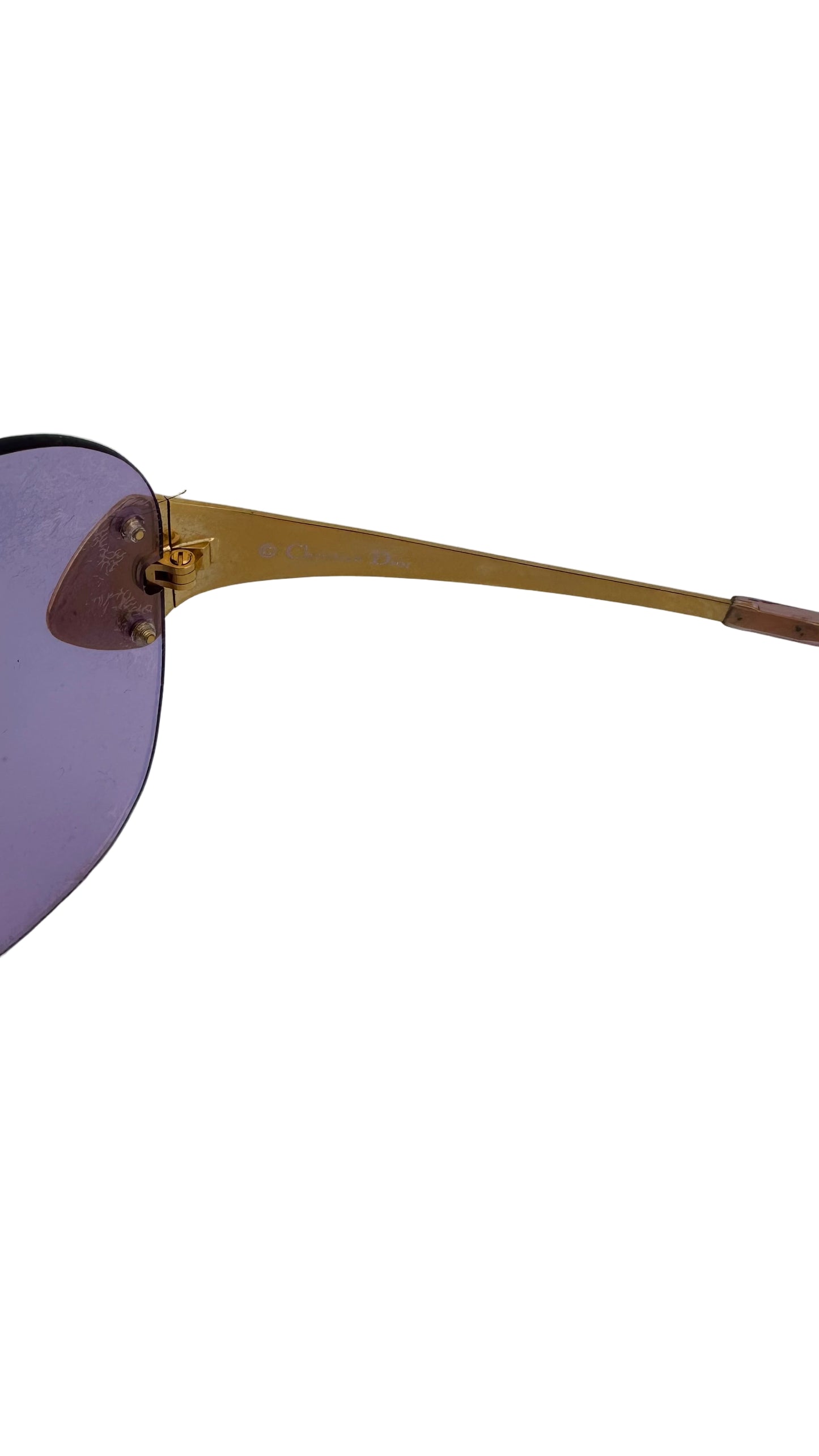 Christian Dior - Purple Frameless Sunglasses