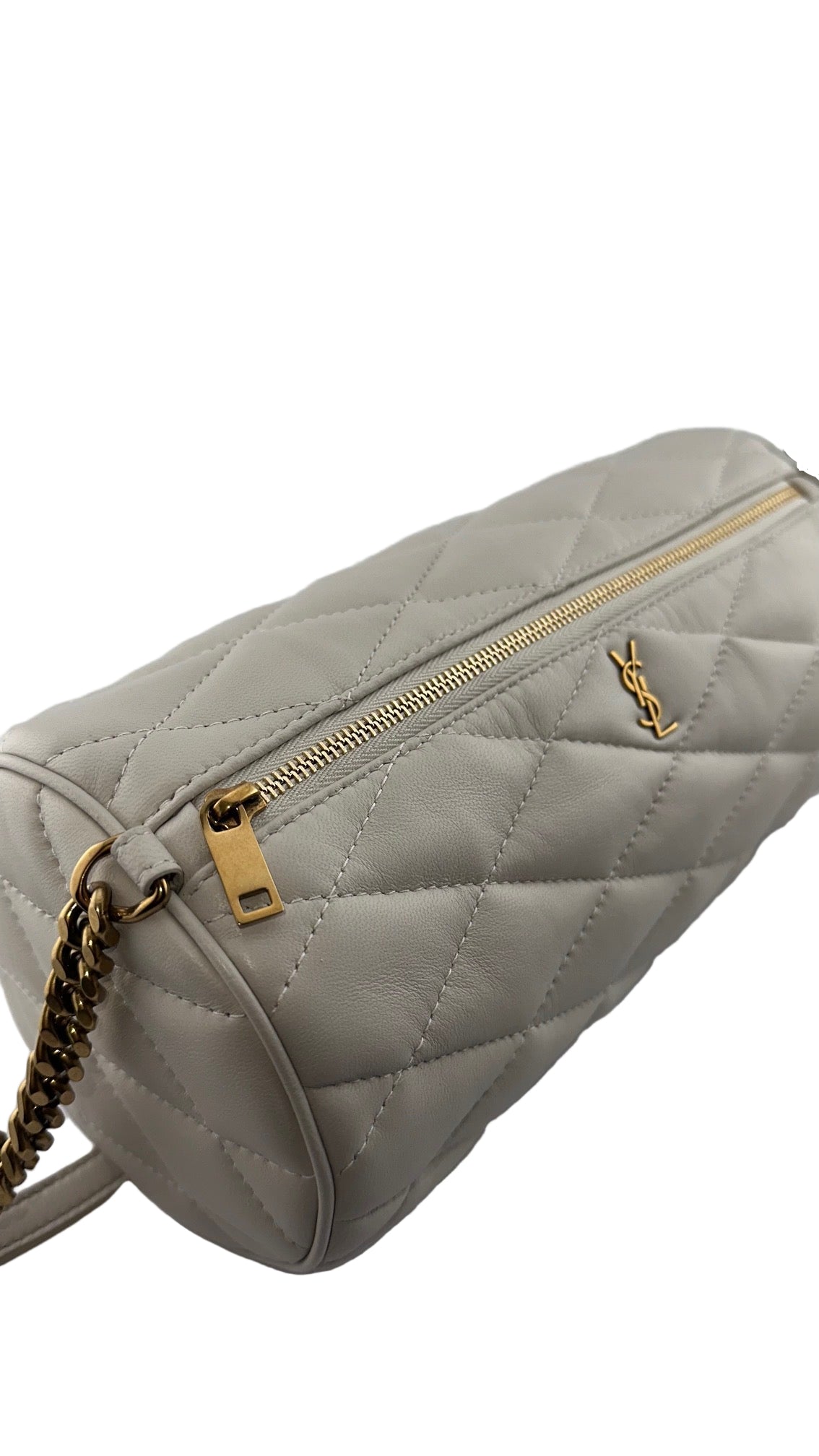 Yves Saint Laurent - Cream Barrel Bag