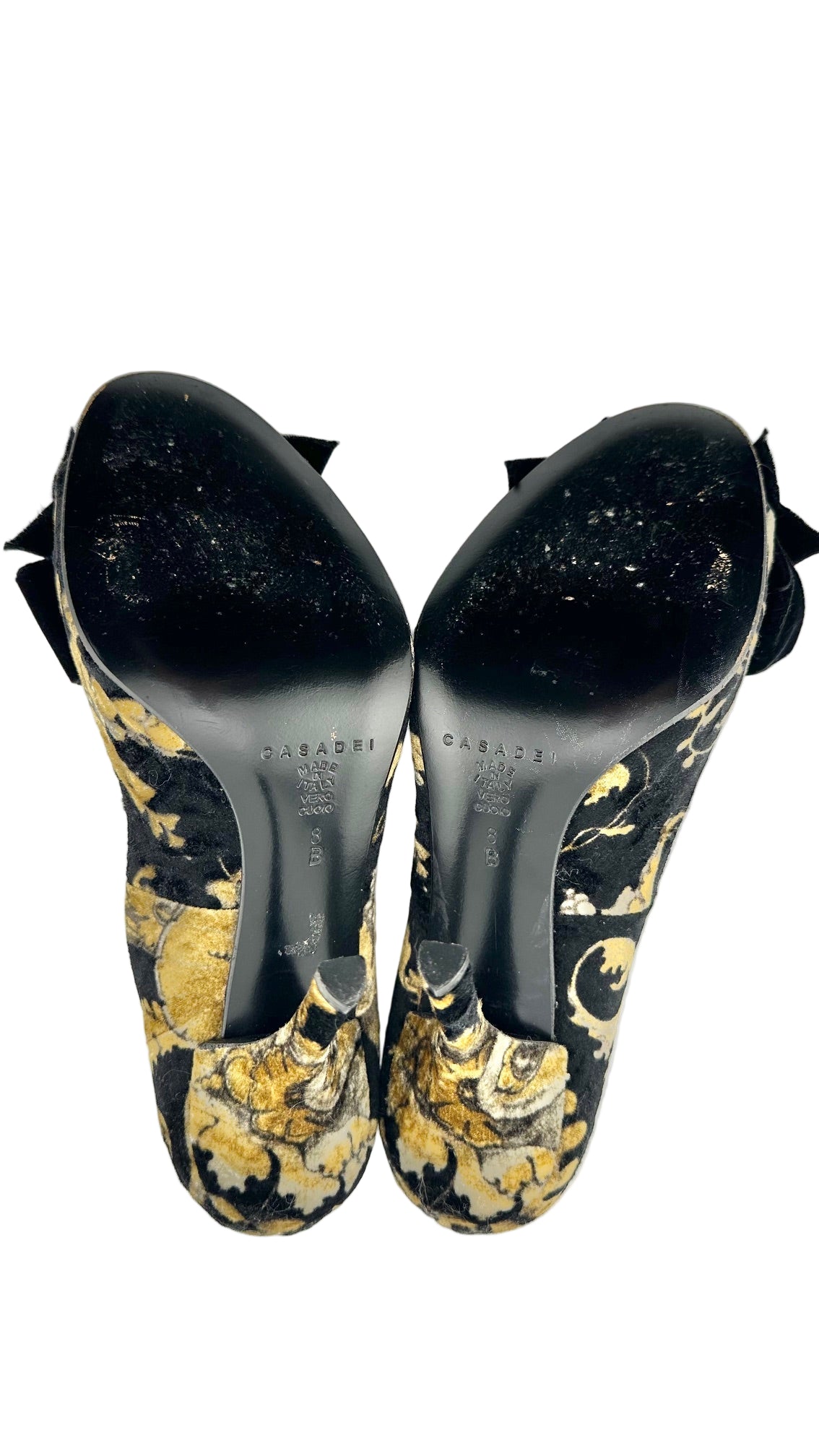 Casadei - Velvet Bow Heels - 8