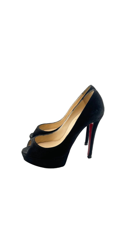 Christian Louboutin - Black Suede Pumps - 36