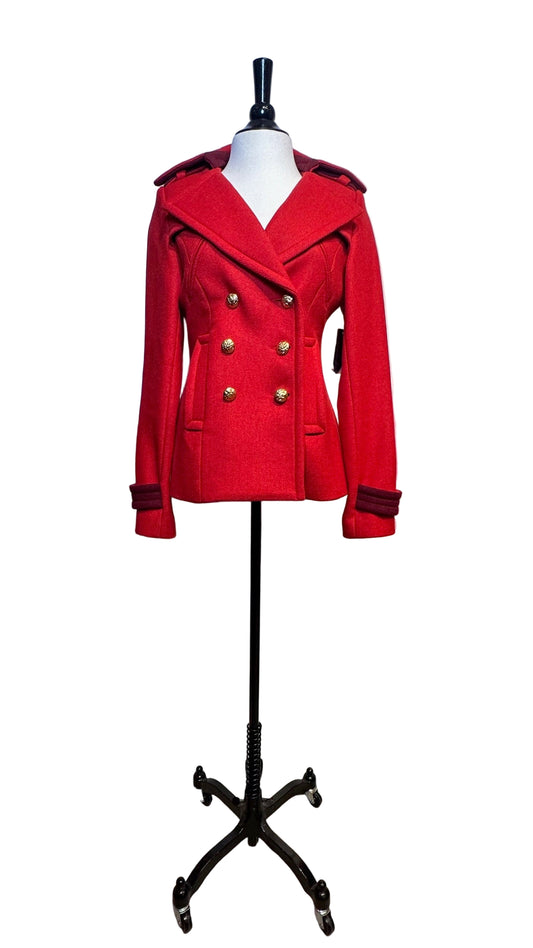 Smythe - Red Wool Peacoat - 6
