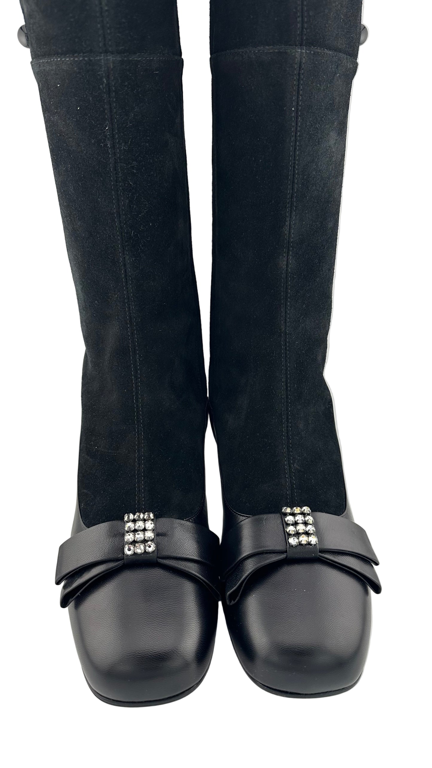 Gucci - Black Suede Boots - 38
