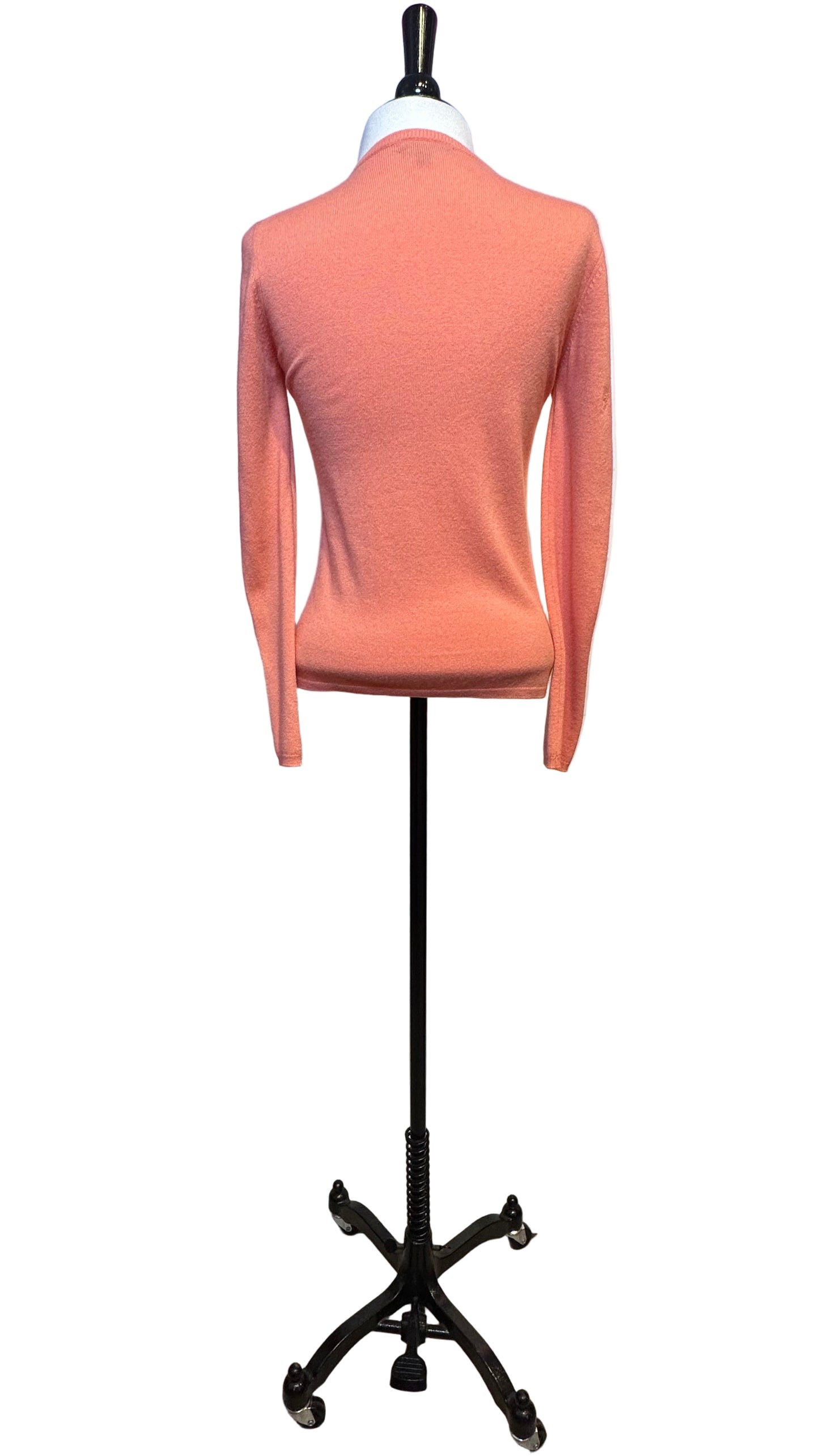 Burberry - Salmon Cashmere Cardigan - X-Small