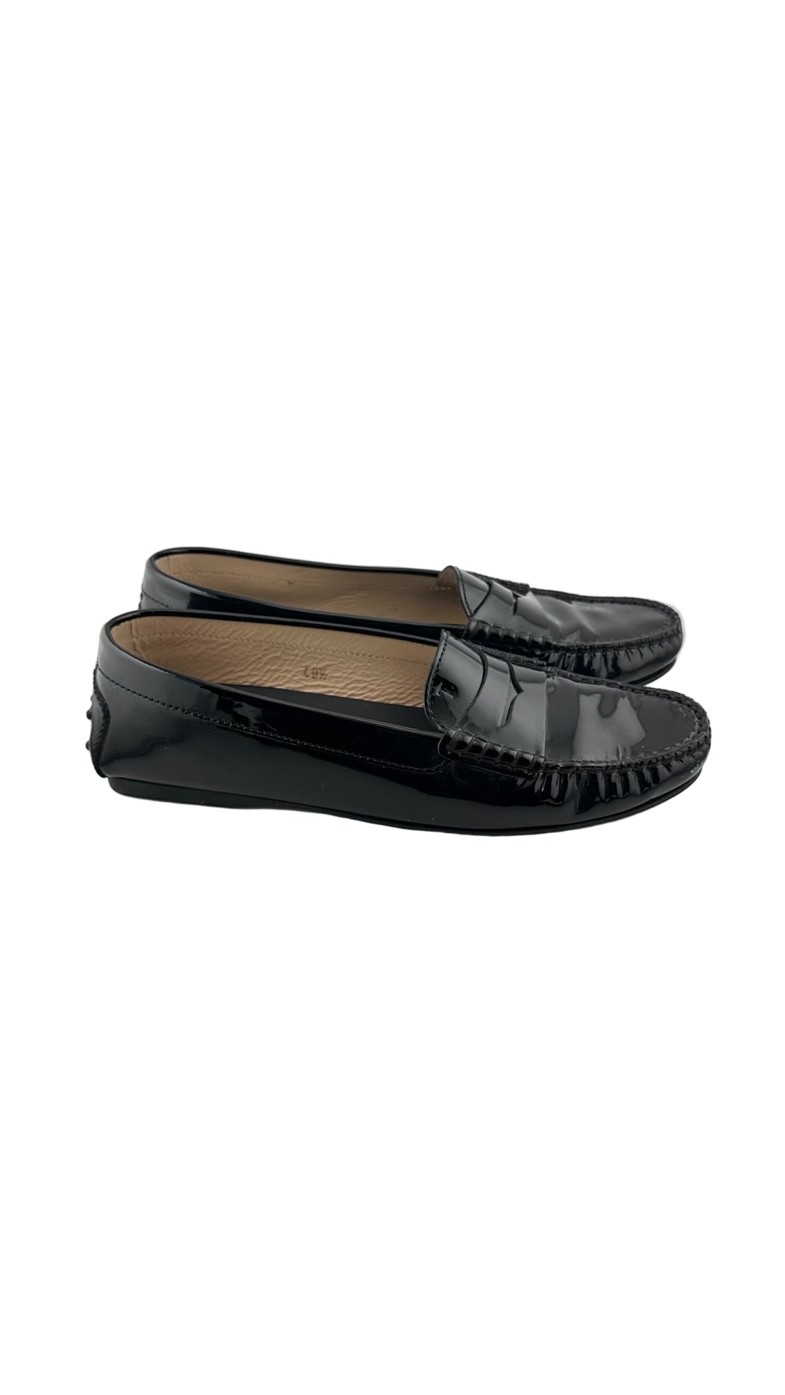 Tod's - Black Patent Leather Loafers - 40.5