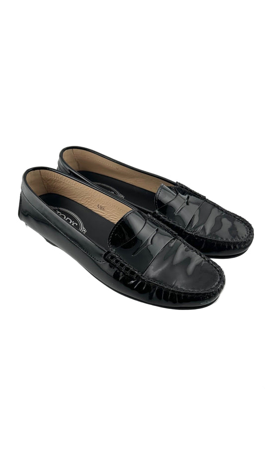 Tod's - Black Patent Leather Loafers - 40.5