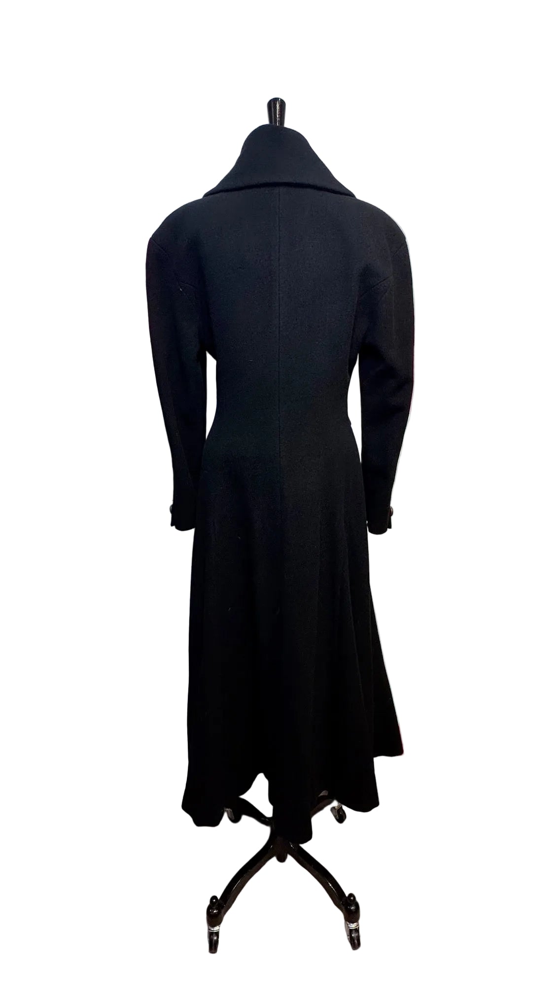 Lillie Rubin - Black Wool Trench Coat - 4