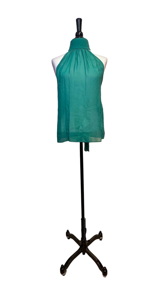 Tom Ford - Green Halter Tie Sleeveless Top - Small