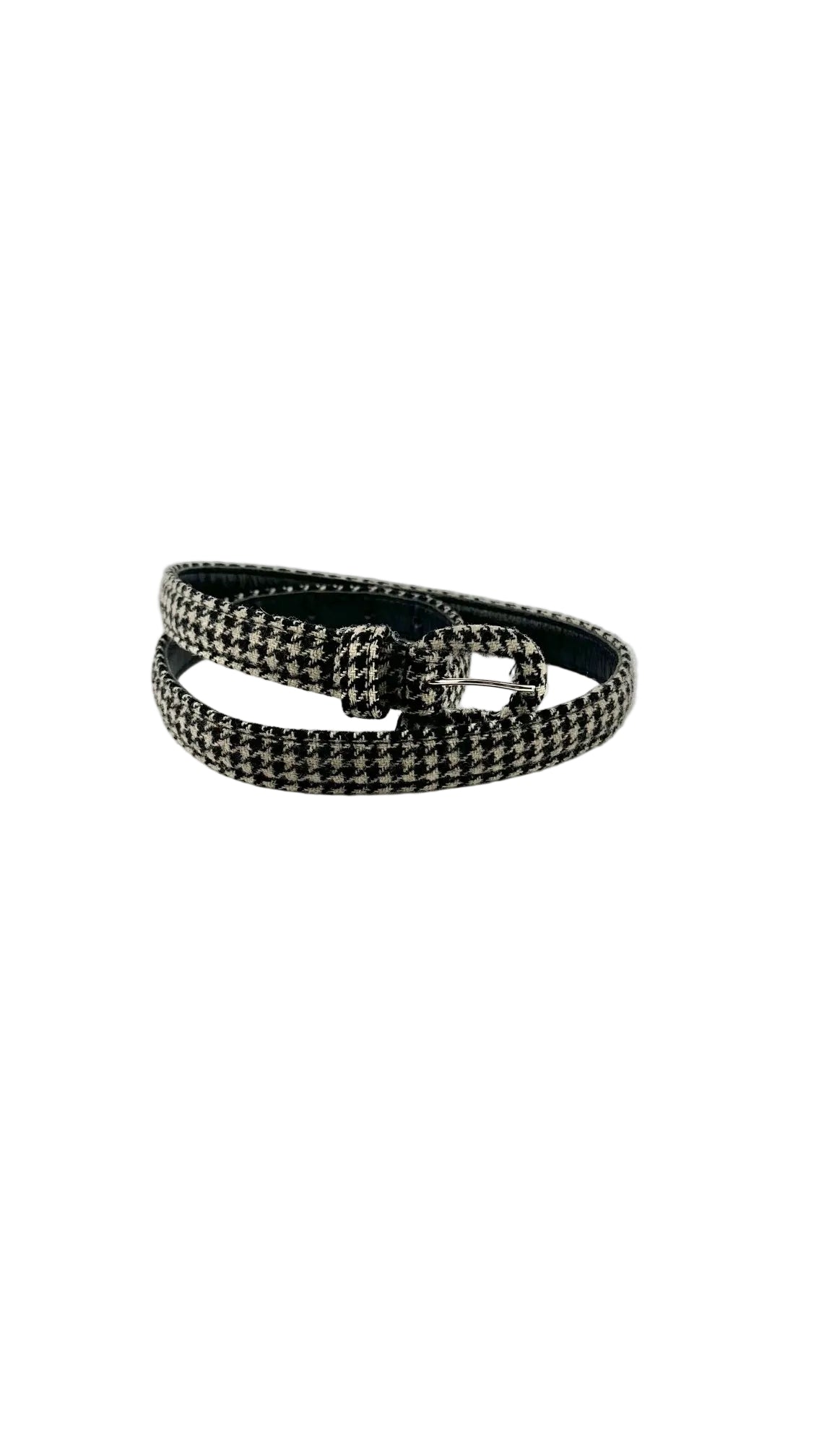 Ralph Lauren Collection - Houndstooth Black And White Belt - 32W