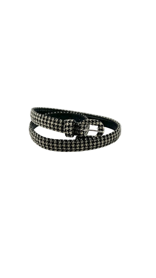Ralph Lauren Collection - Houndstooth Black And White Belt - 32W