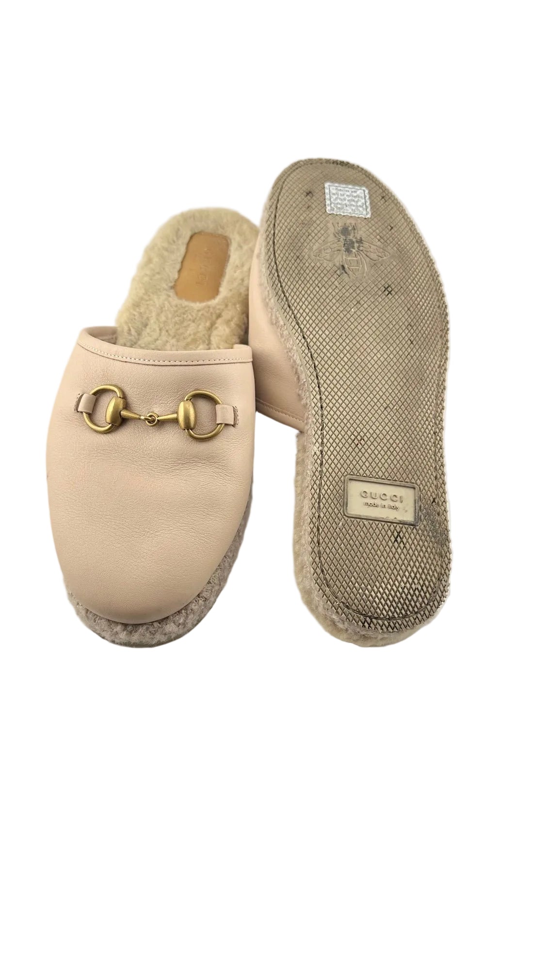 Gucci -  Leather Shearling - 40