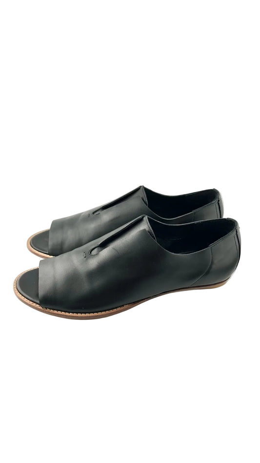 Maria Cornejo - Black Glove Open Toe Flats - 40