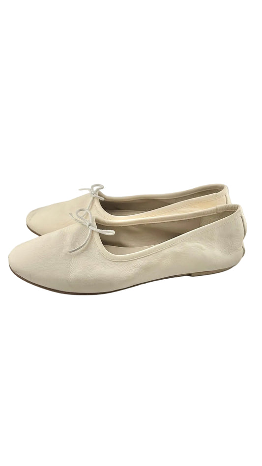 Freda Salvador - White Leather Flats - 40.5
