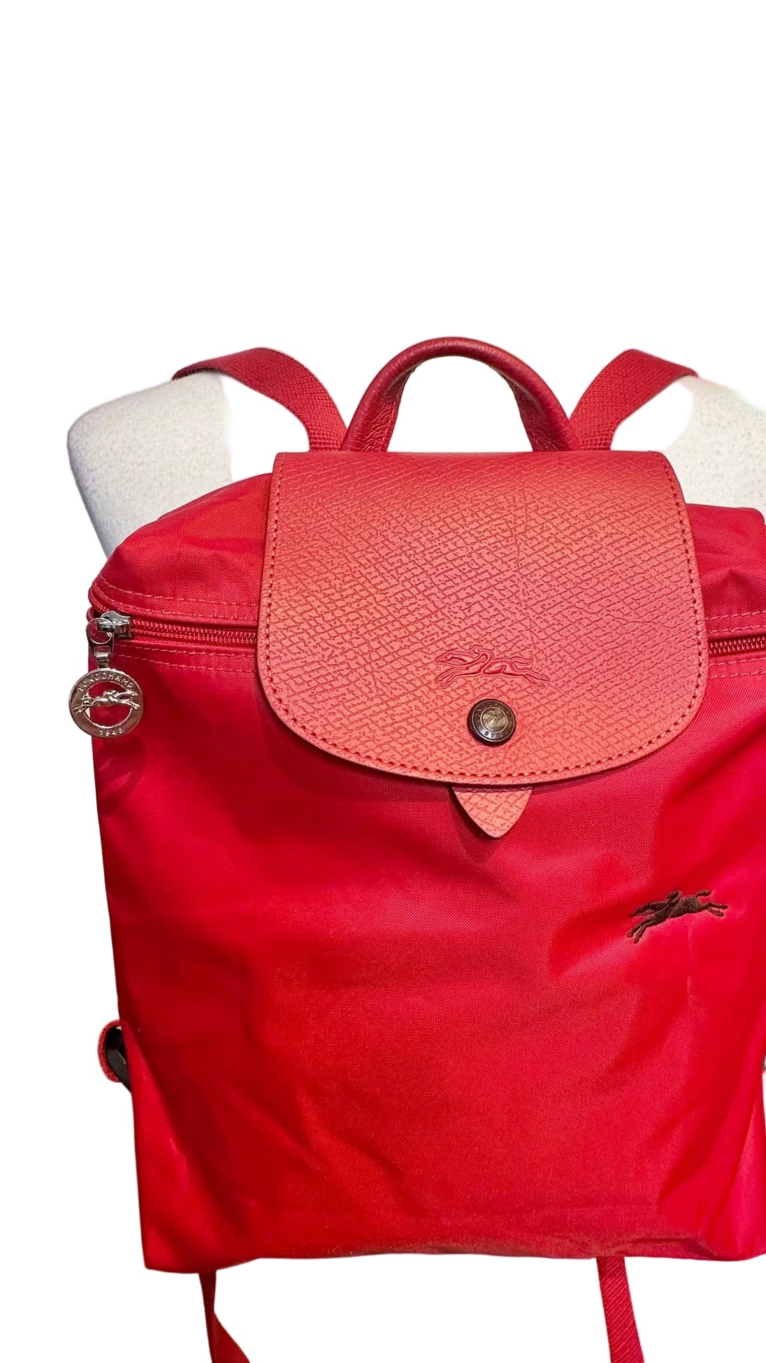 Longchamp - Red Backpack