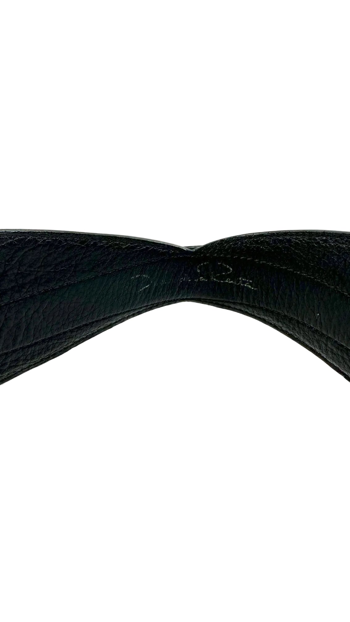 Oscar De La Renta - Black Patent Belt - Small