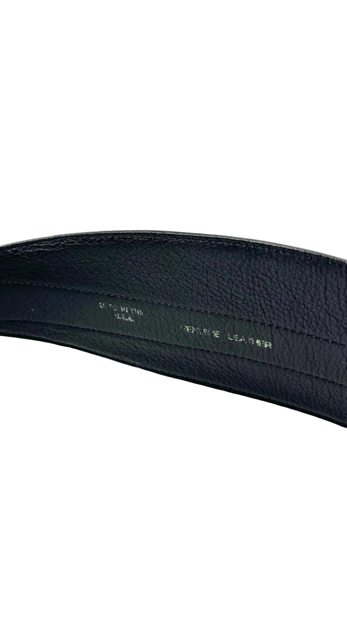 Oscar De La Renta - Black Patent Belt - Small